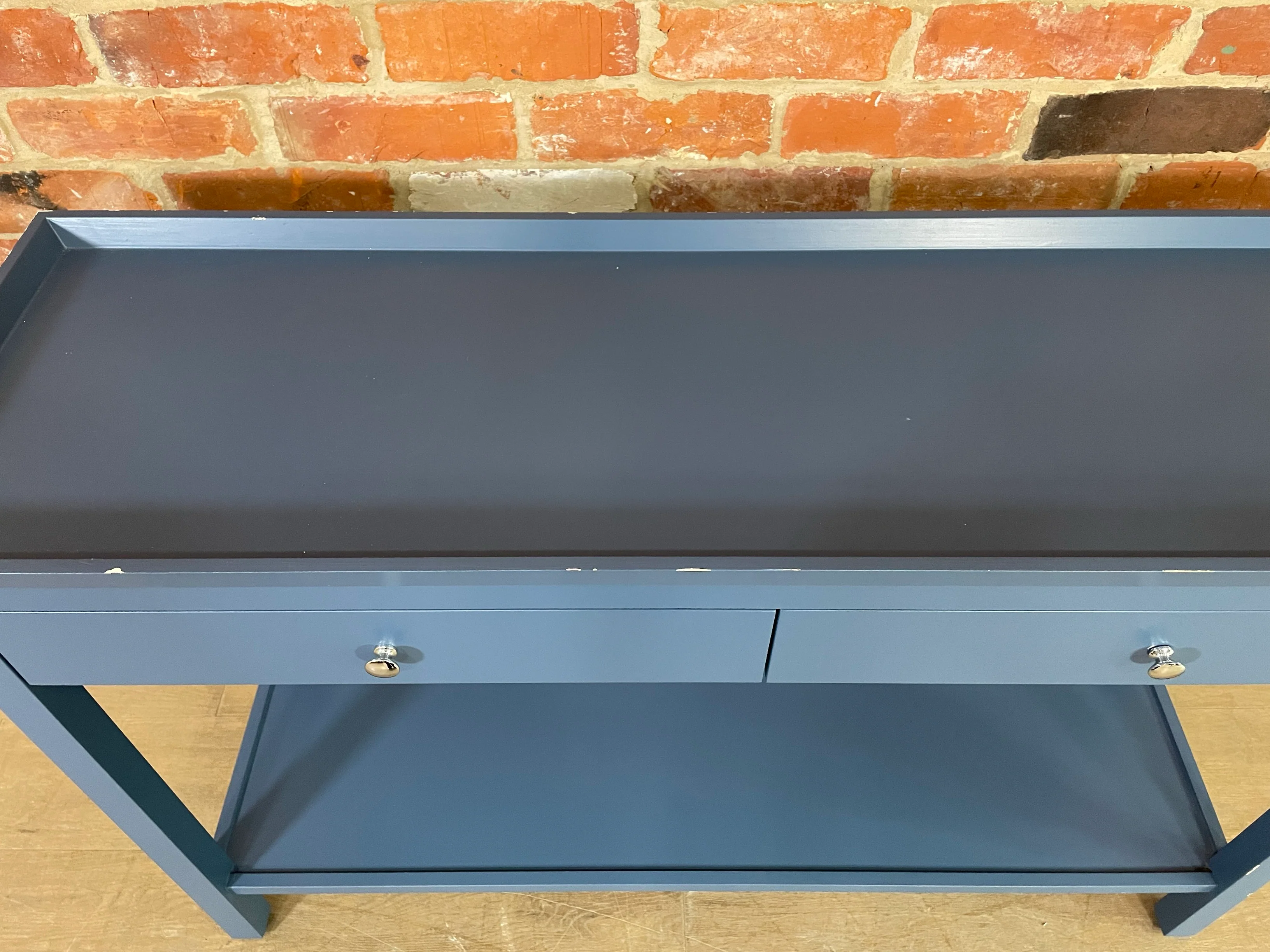Aldwych 122 Rectangular Console Table - Blakeney Blue - Image 3