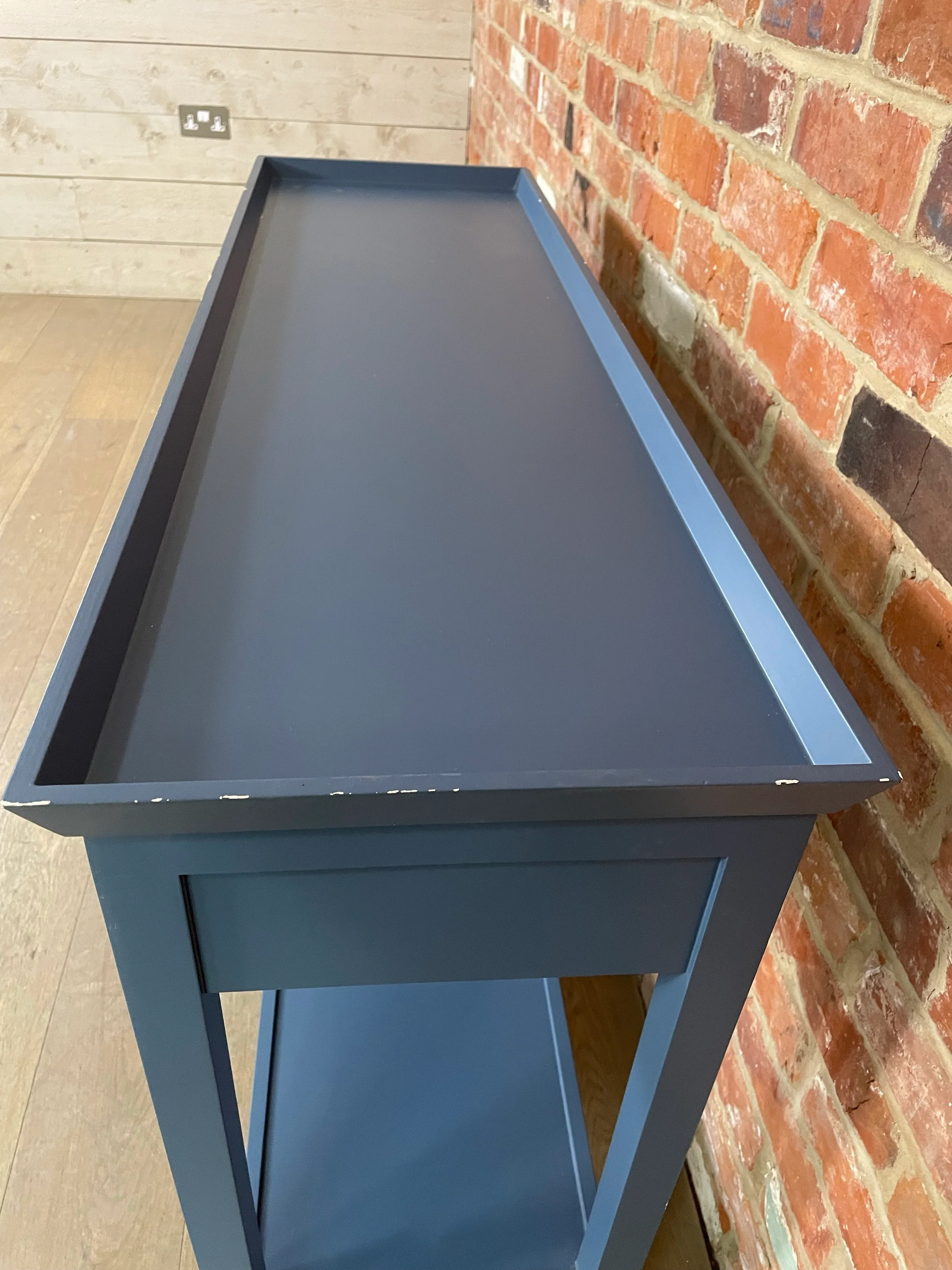 Aldwych 122 Rectangular Console Table - Blakeney Blue - Image 9
