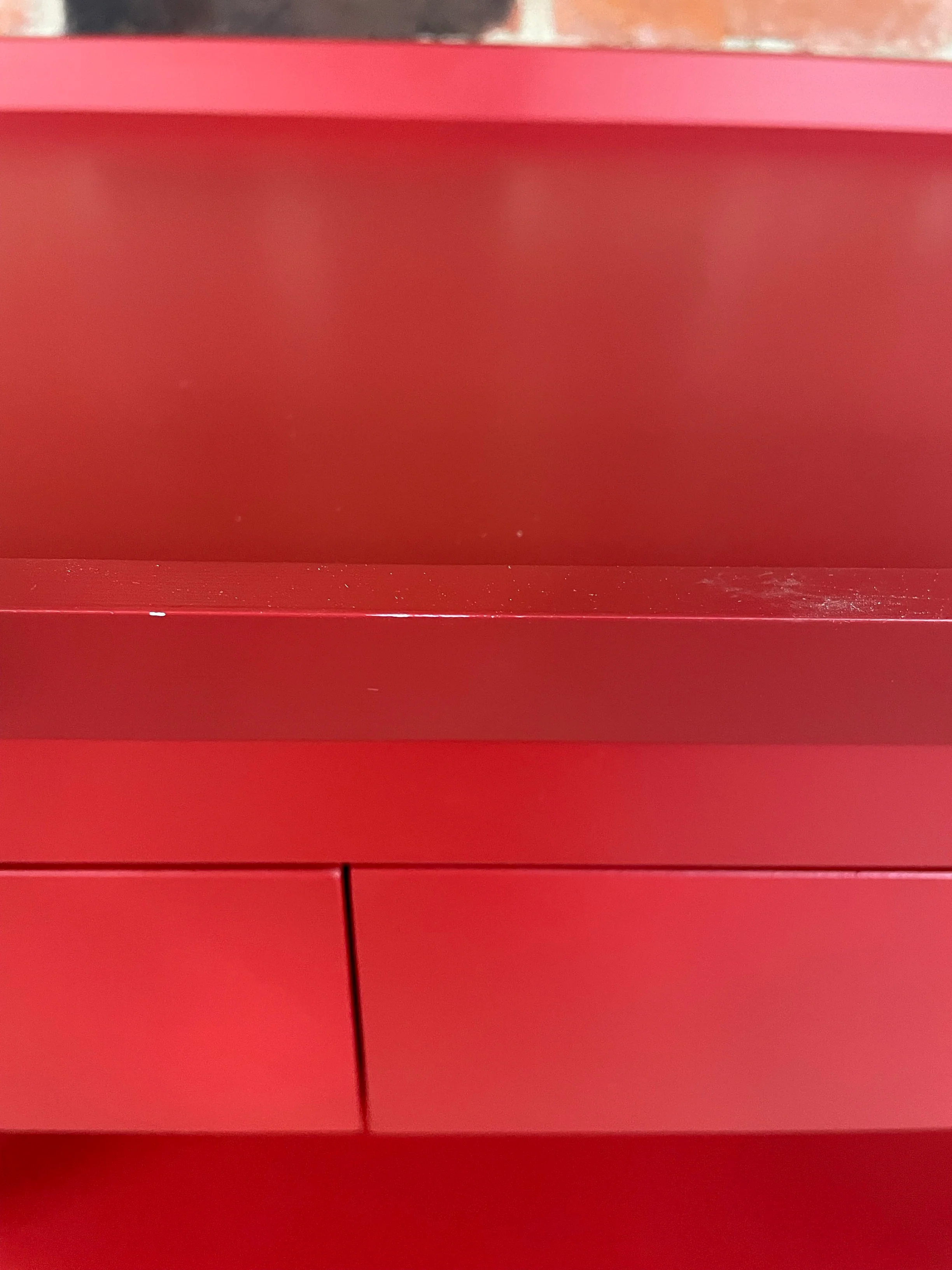 Aldwych 122 Rectangular Console Table - Burnham Red Exterior, Rhubarb Interior - Image 7
