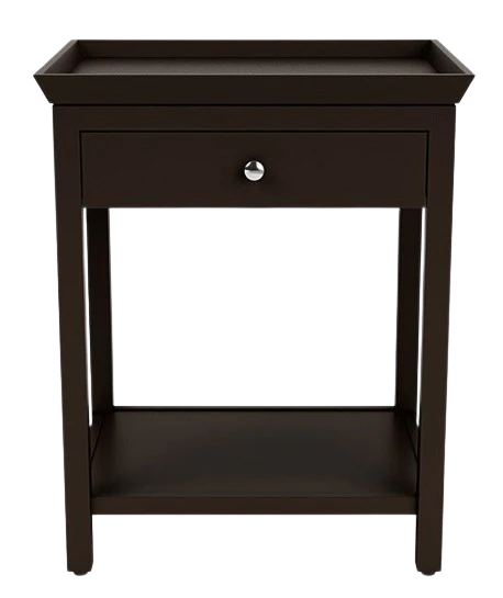 Aldwych 52 Rectangular Tall Side Table - Walnut