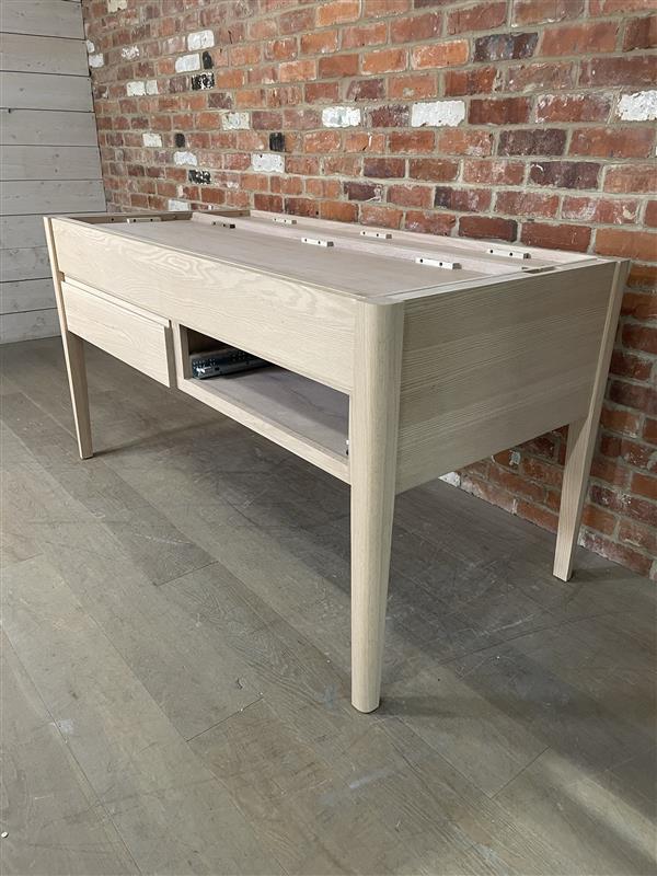 Borough Freestanding Kitchen Island Base - Natural Oak- Missing Drawer- No Top - Image 3