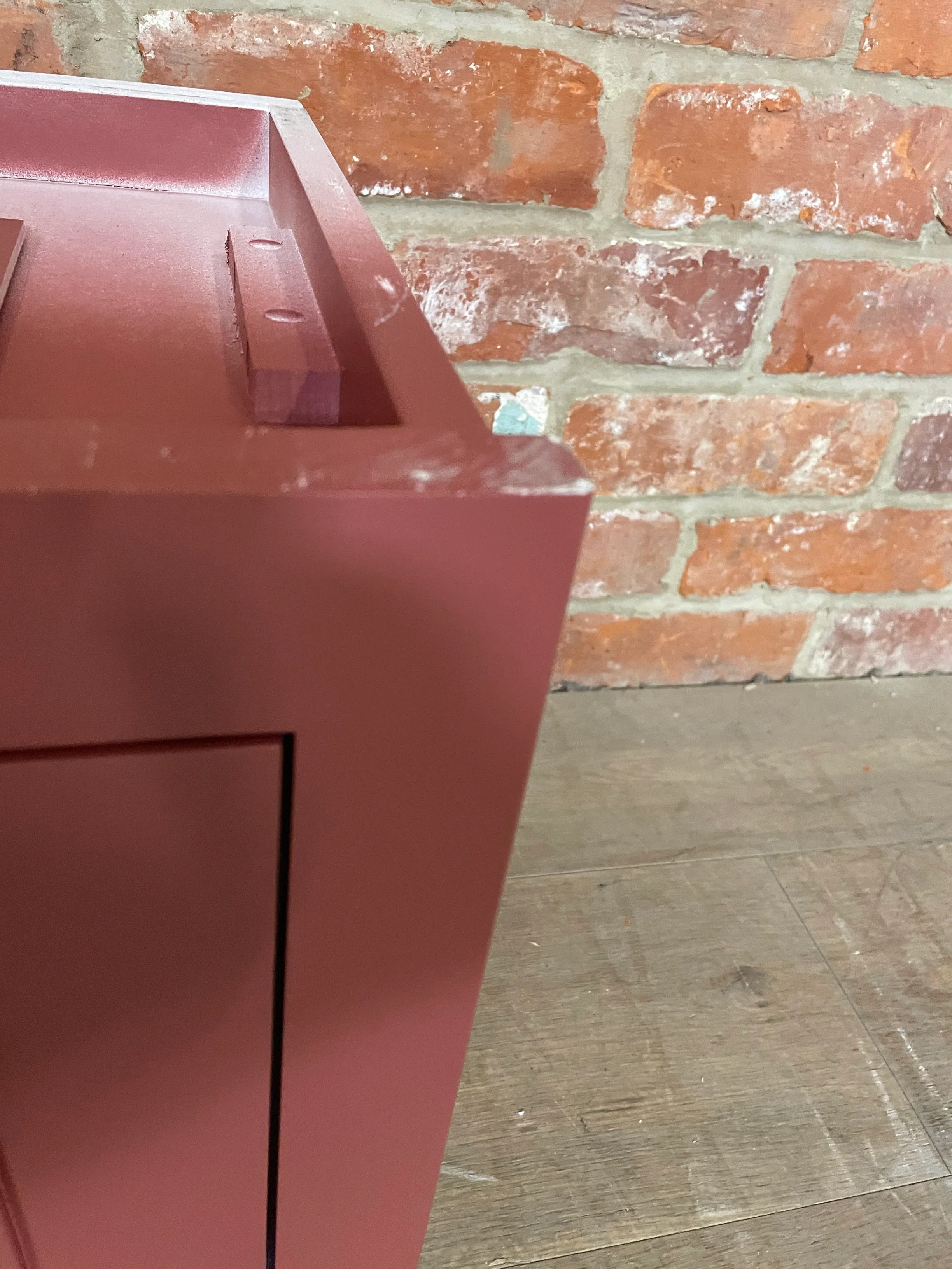 Chichester 690 Glazed Top Box Cabinet - Paprika - Image 6