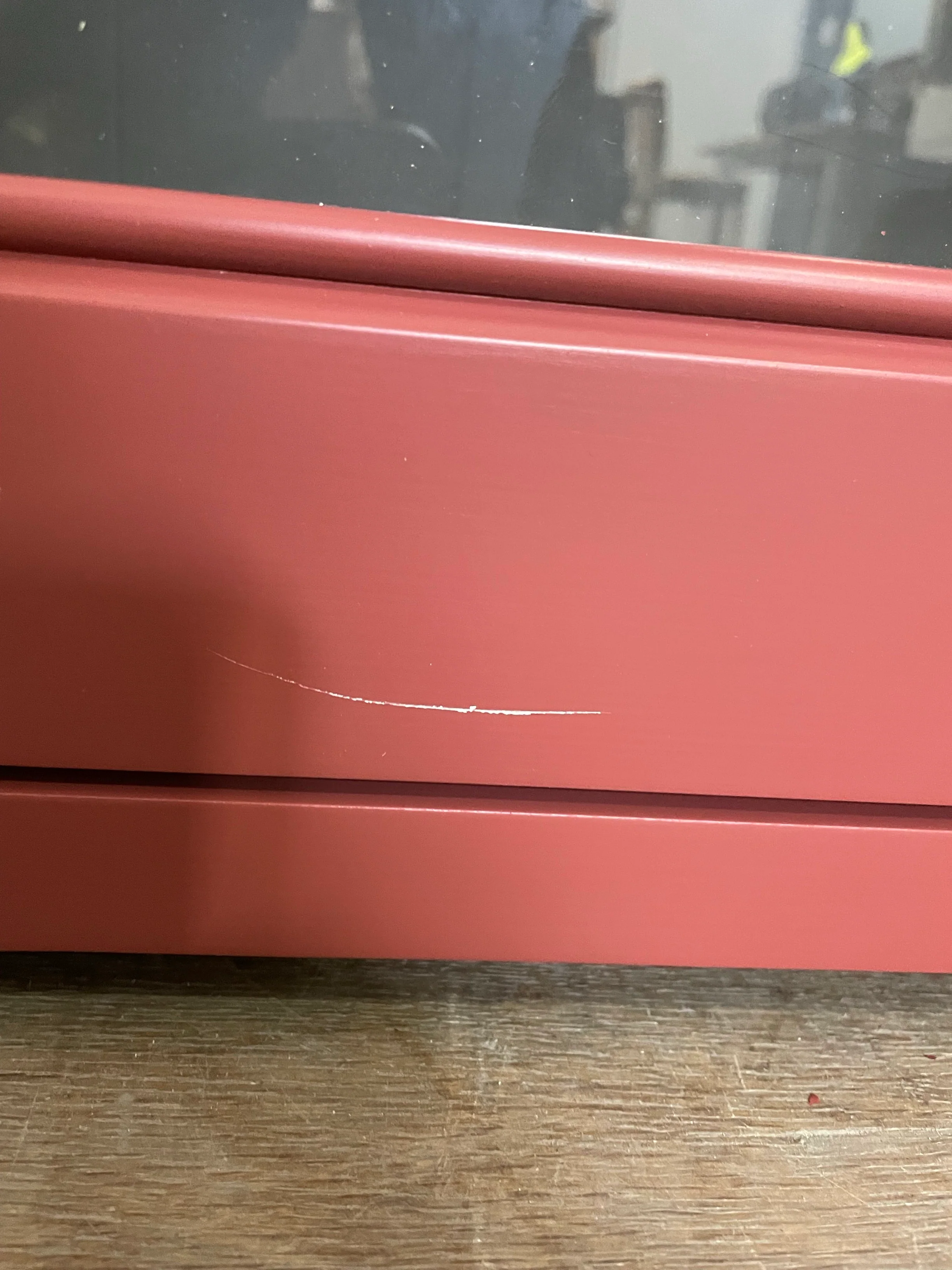 Chichester 690 Glazed Top Box Cabinet - Paprika - Image 8