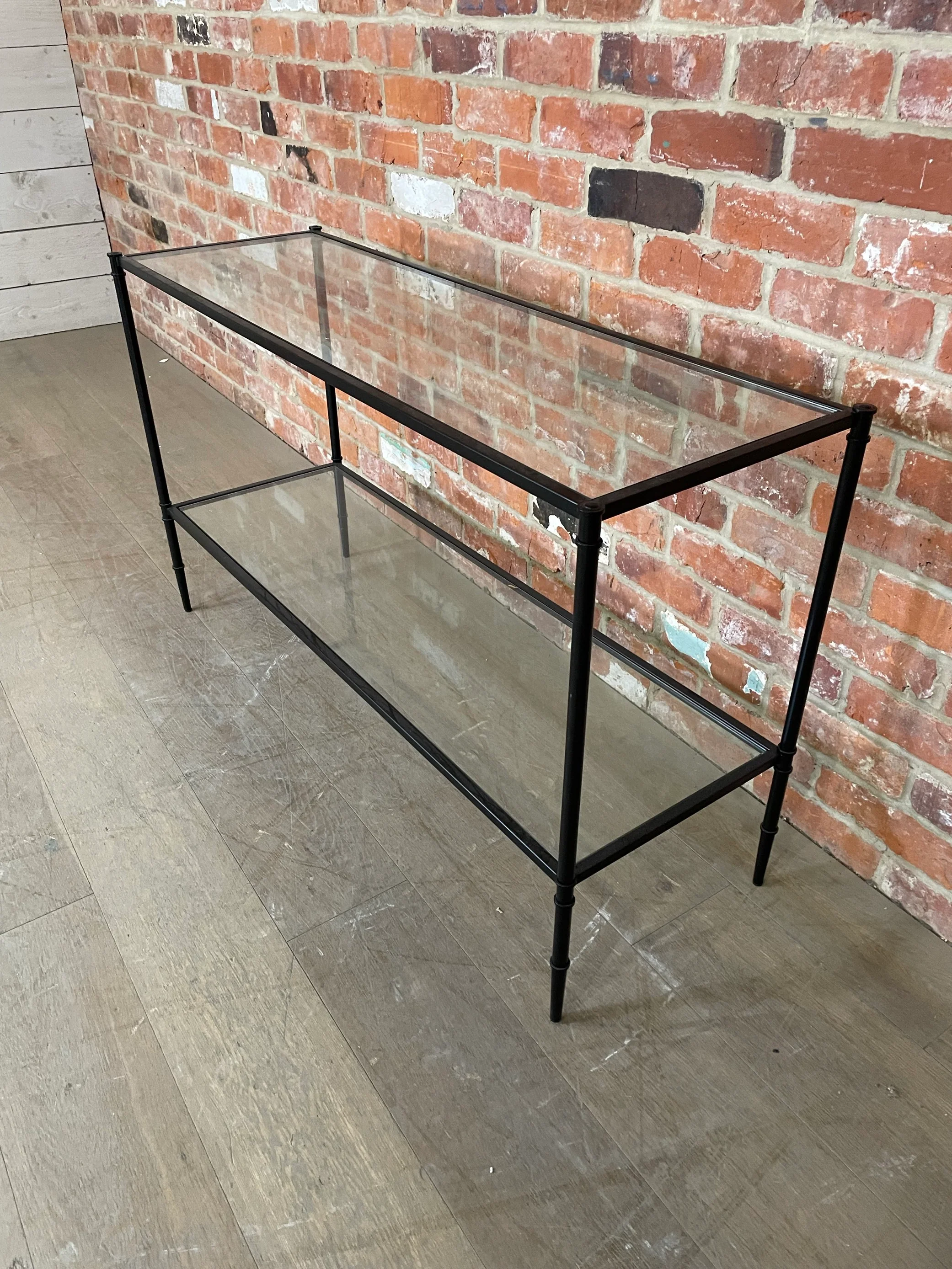 Coniston 120 Rectangular Console Table -  Black Bronze - Image 3