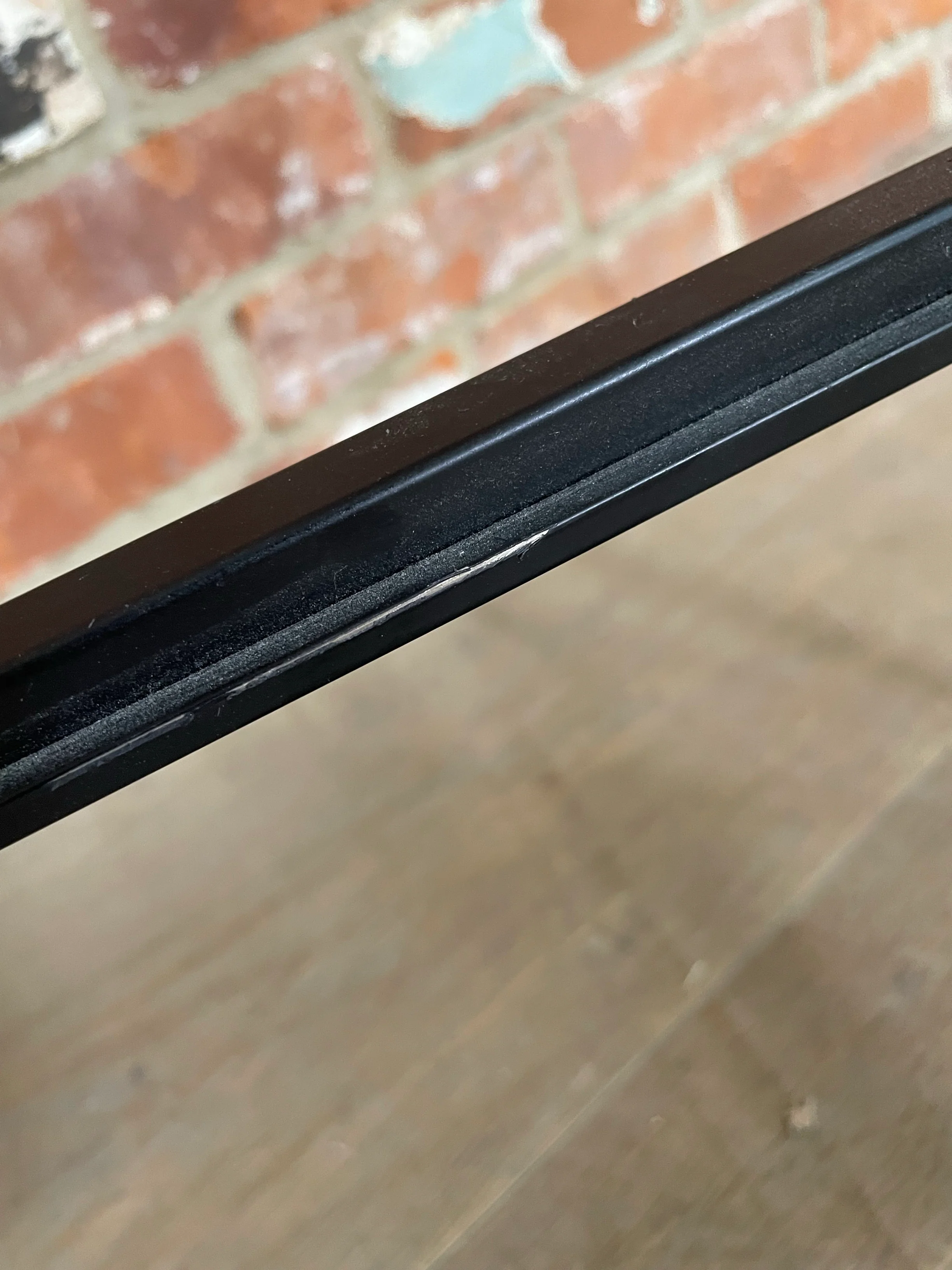 Coniston 120 Rectangular Console Table -  Black Bronze- No Shelf - Image 11