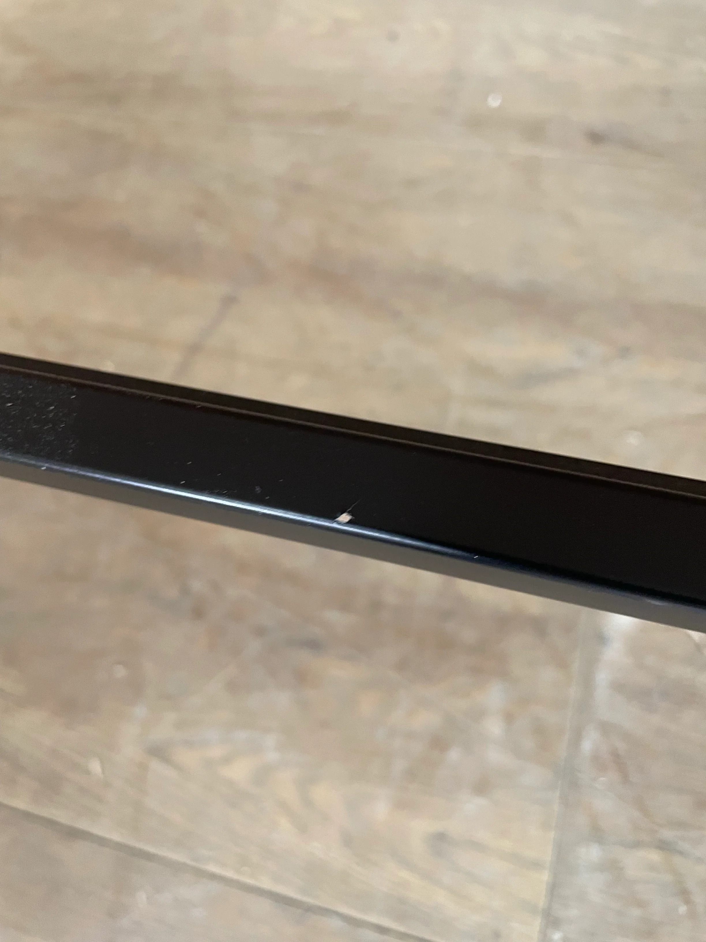 Coniston 120 Rectangular Console Table -  Black Bronze- No Shelf - Image 6