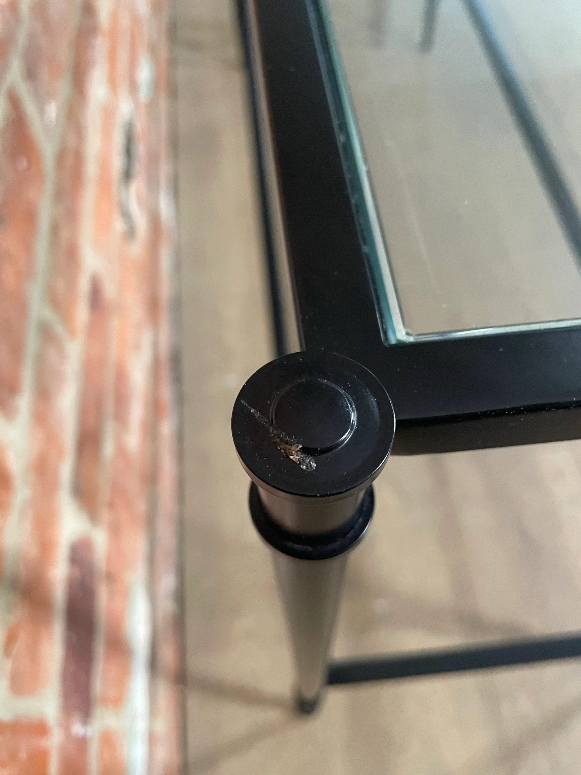 Coniston 120 Rectangular Console Table -  Black Bronze- No Shelf - Image 5