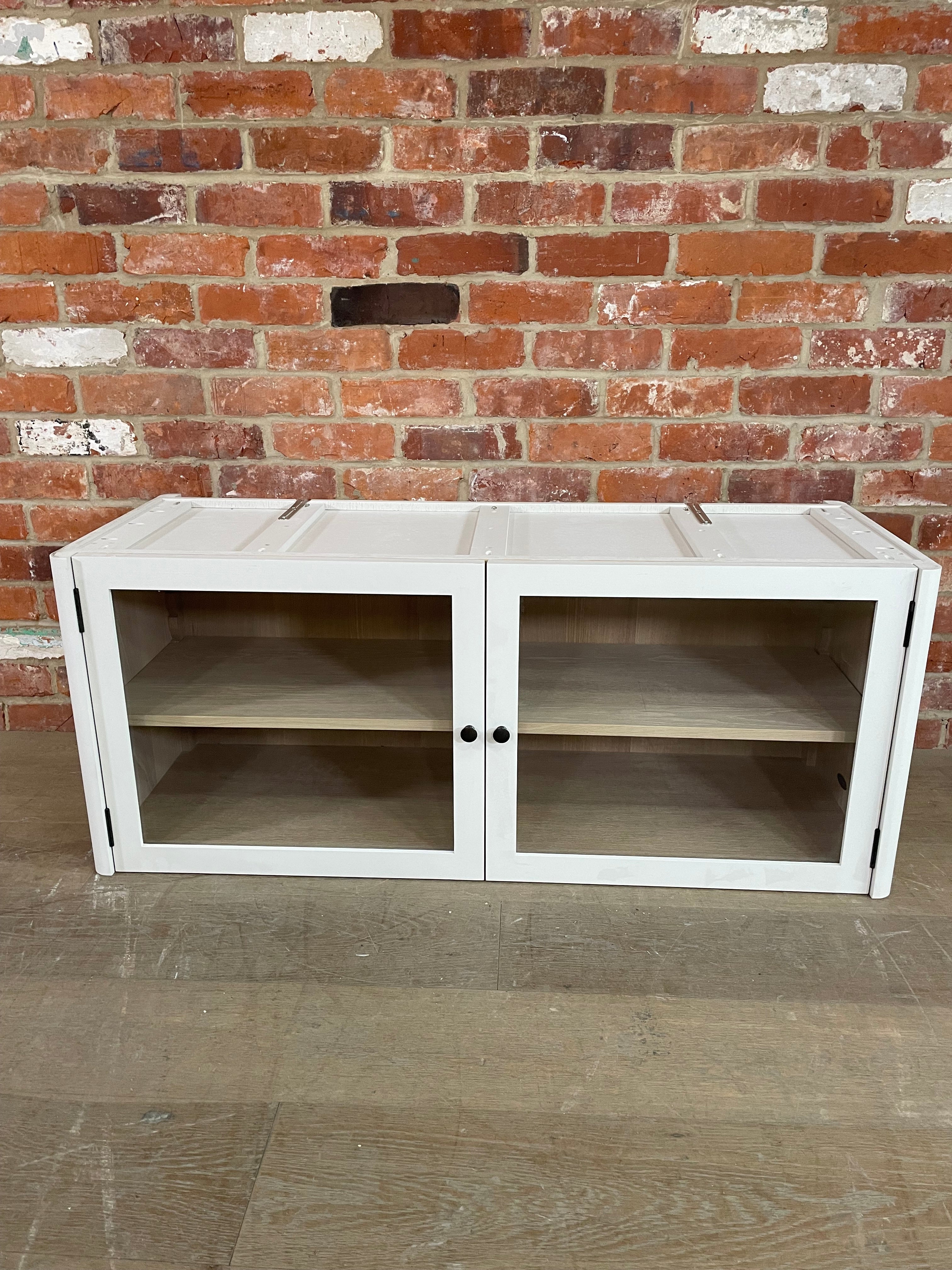 Farlow Glazed 2 Door Base Cabinet - Silver Birch - Image 2