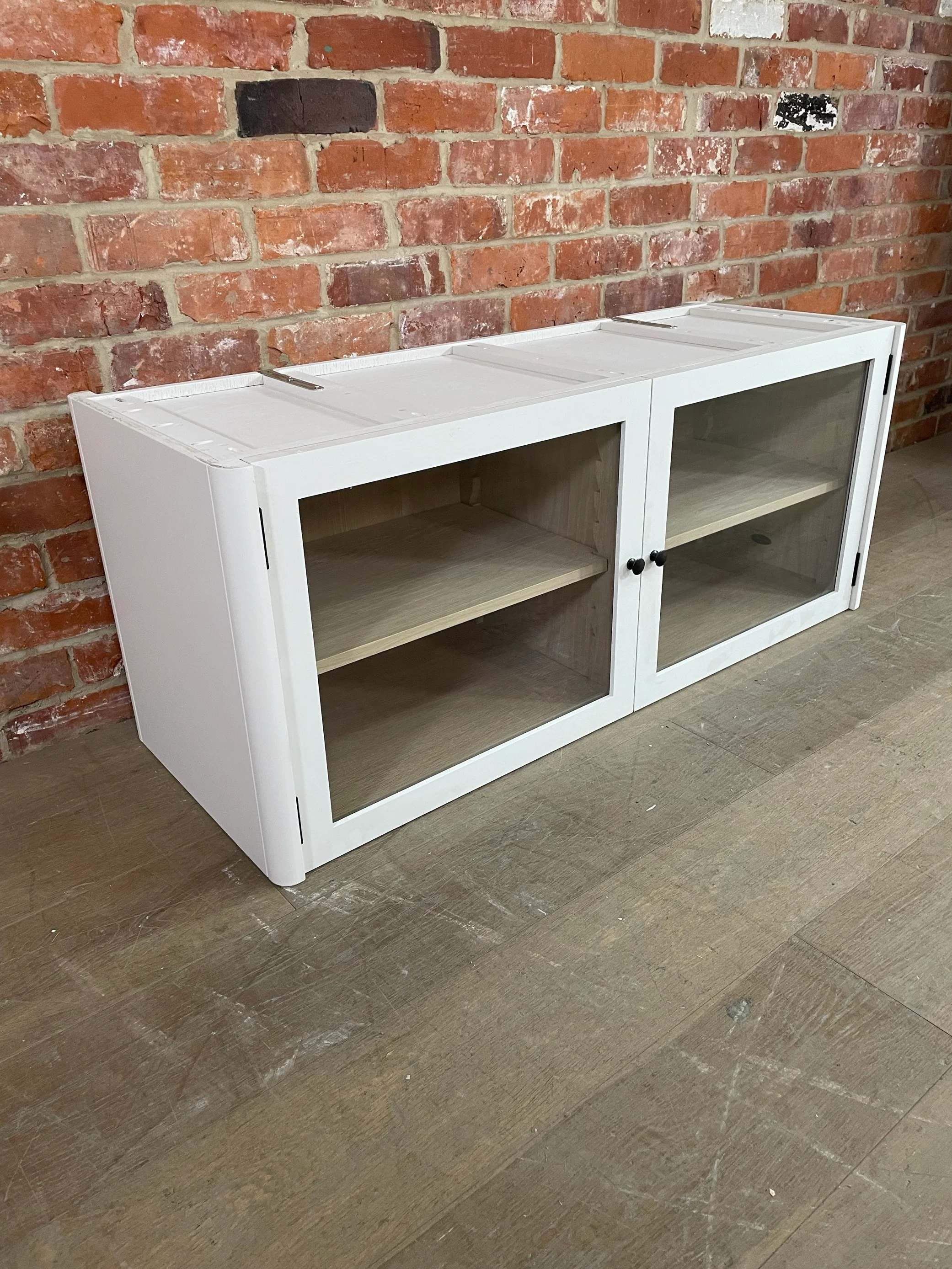 Farlow Glazed 2 Door Base Cabinet - Silver Birch - Image 5