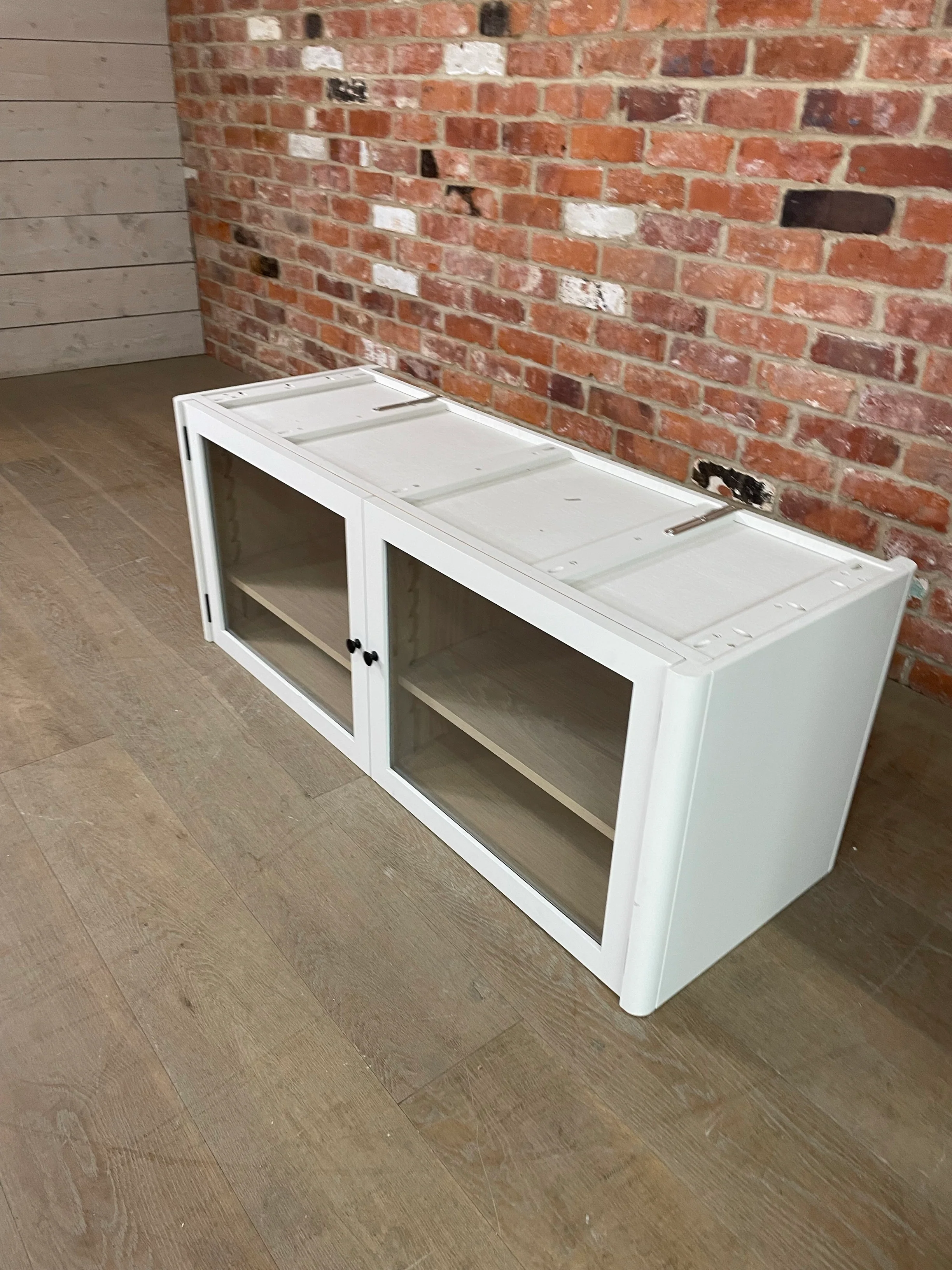 Farlow Glazed 2 Door Base Cabinet - Silver Birch - Image 3