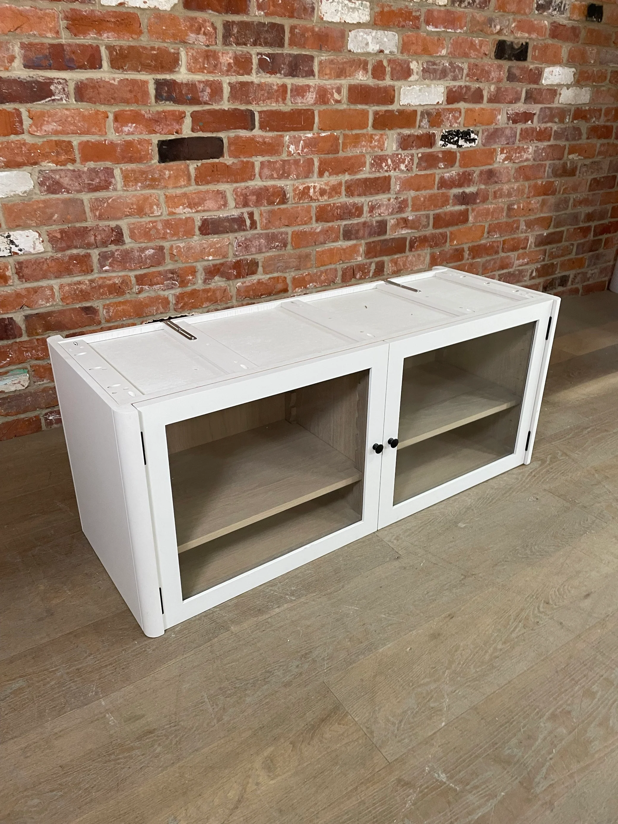 Farlow Glazed 2 Door Base Cabinet - Silver Birch - Image 4