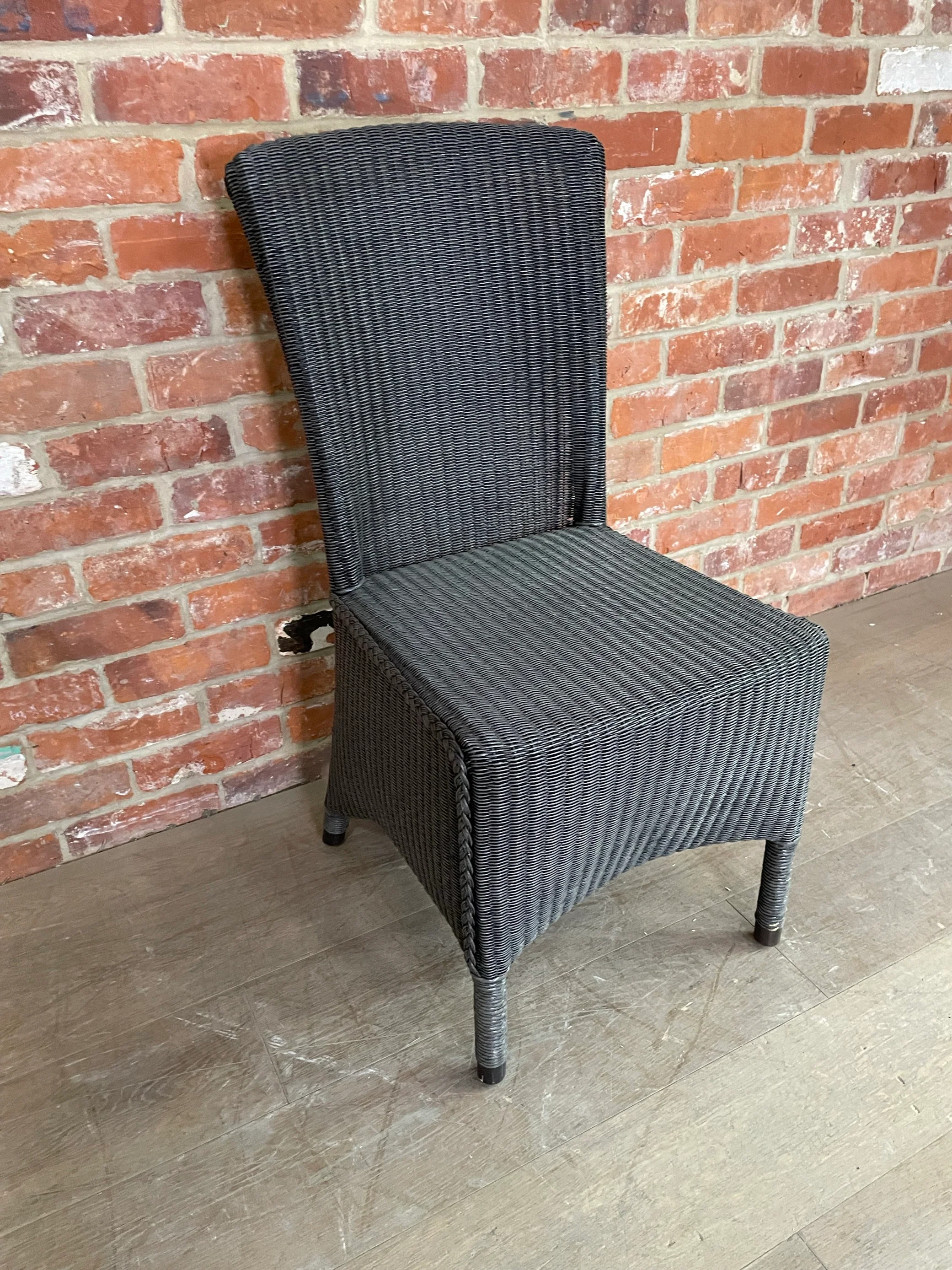 Havana Lloyd Loom Chair - Charcoal - Image 4