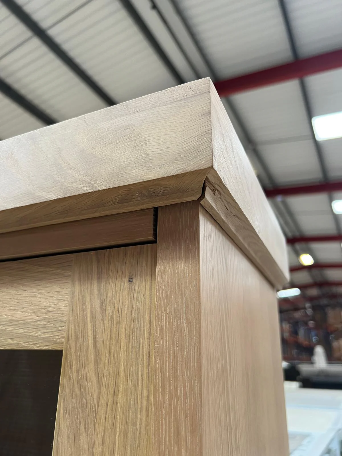 Holborn 5ft Glazed Dresser - Natural - Image 6