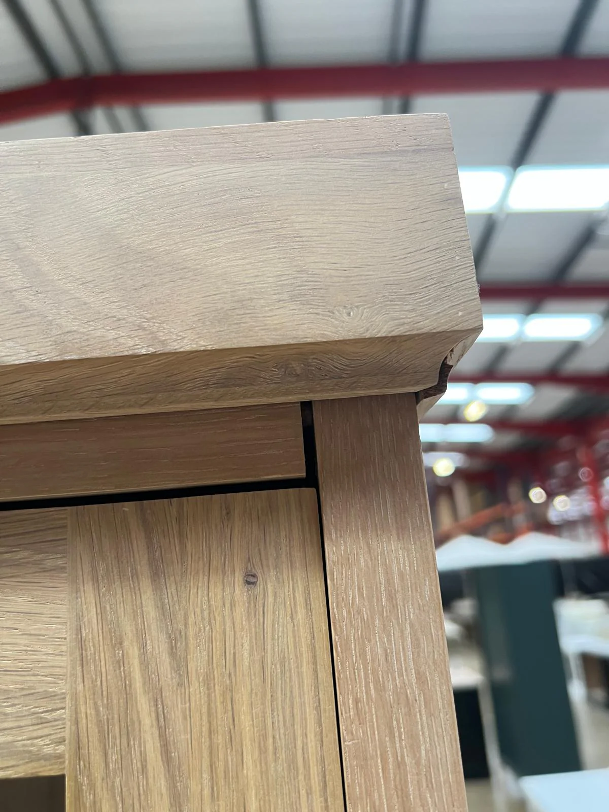 Holborn 5ft Glazed Dresser - Natural - Image 8