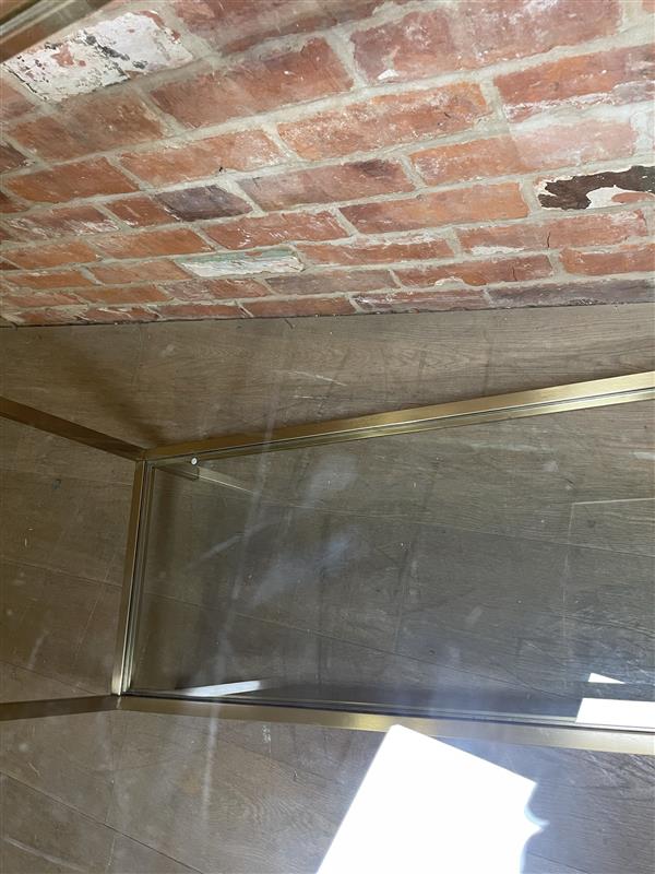 Keswick 140 Rectangular Console Table - Brushed Brass - Image 5