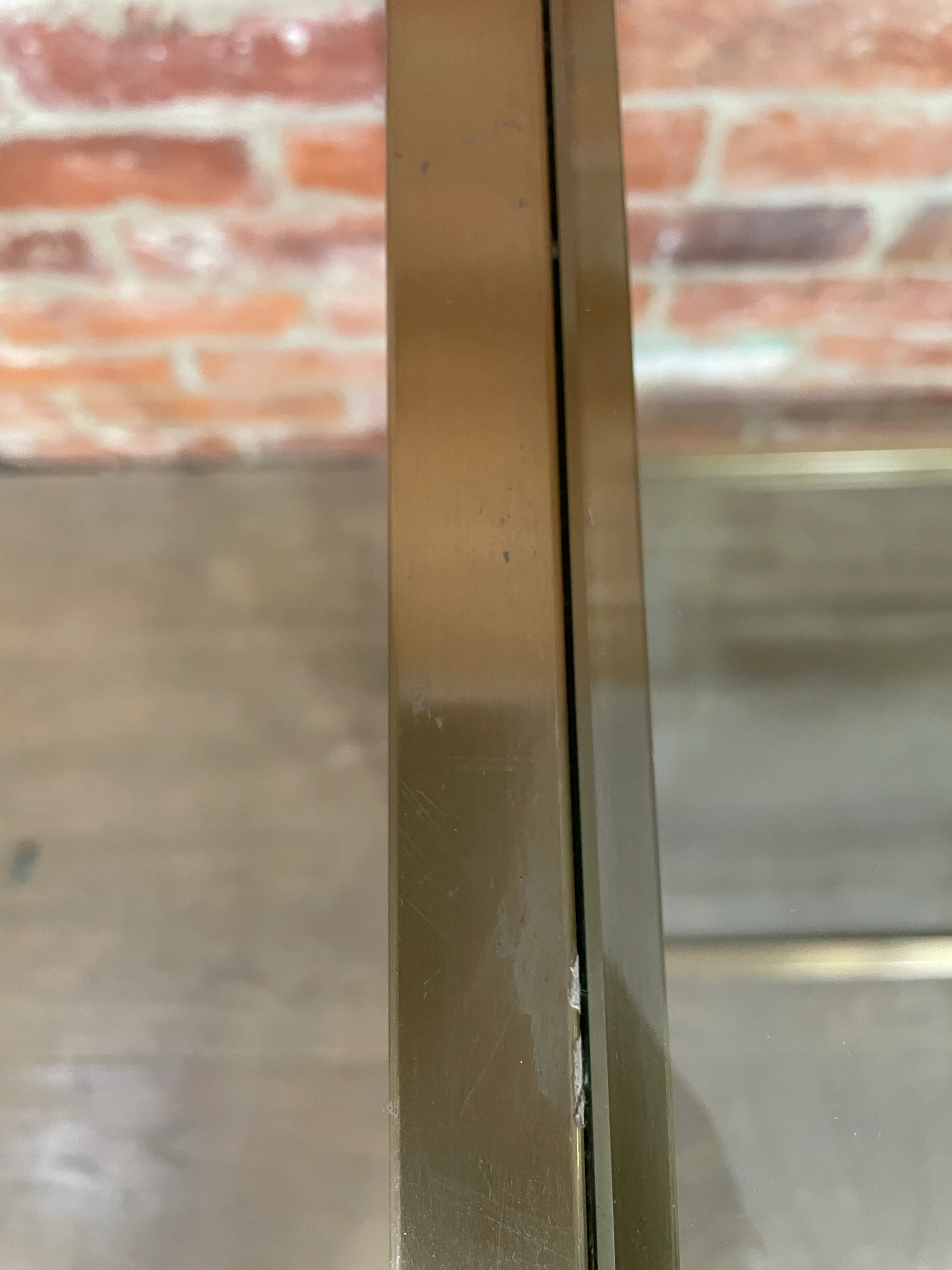 Keswick 140 Rectangular Console Table - Brushed Brass - Image 6