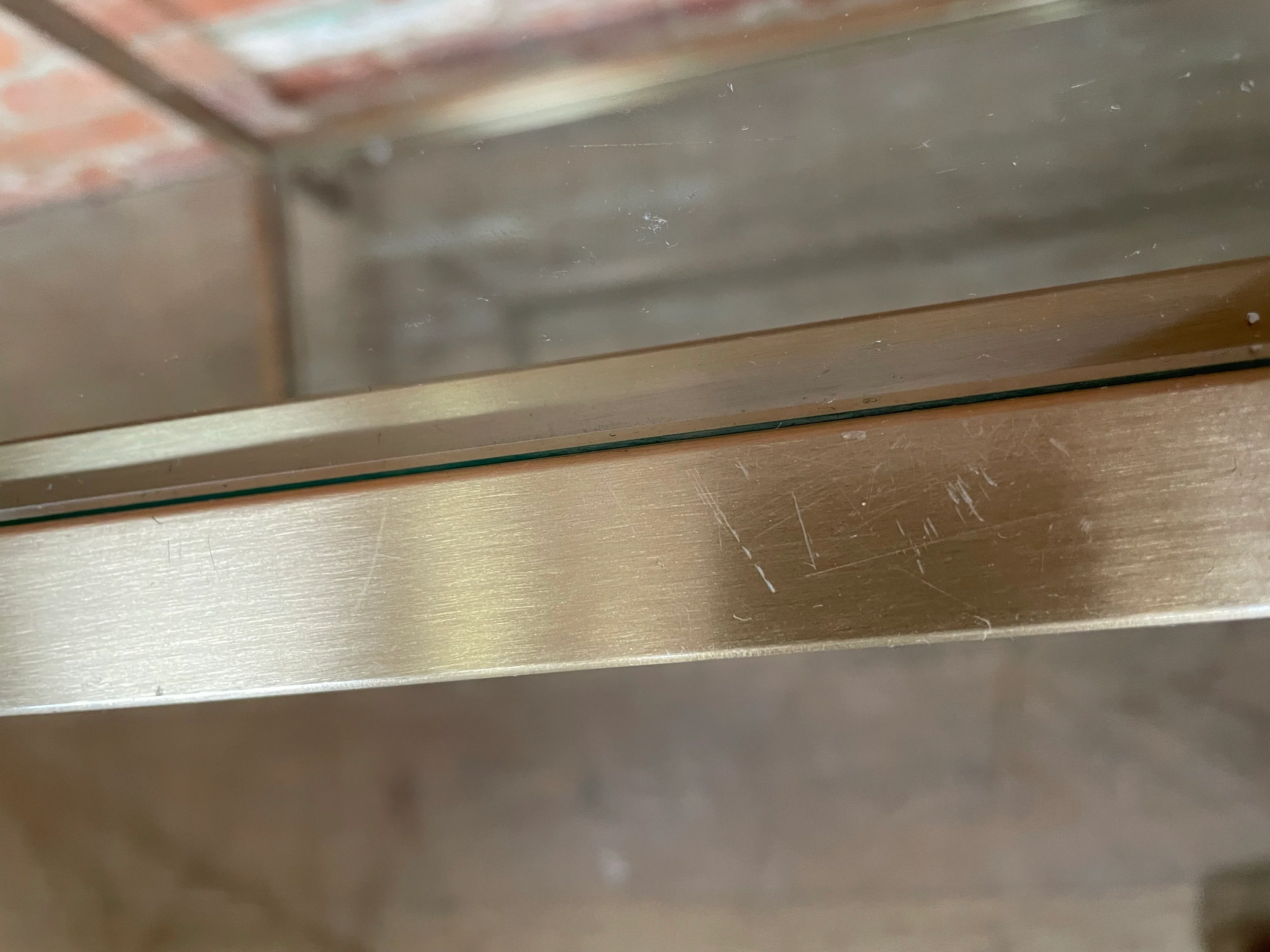 Keswick 140 Rectangular Console Table - Brushed Brass - Image 7