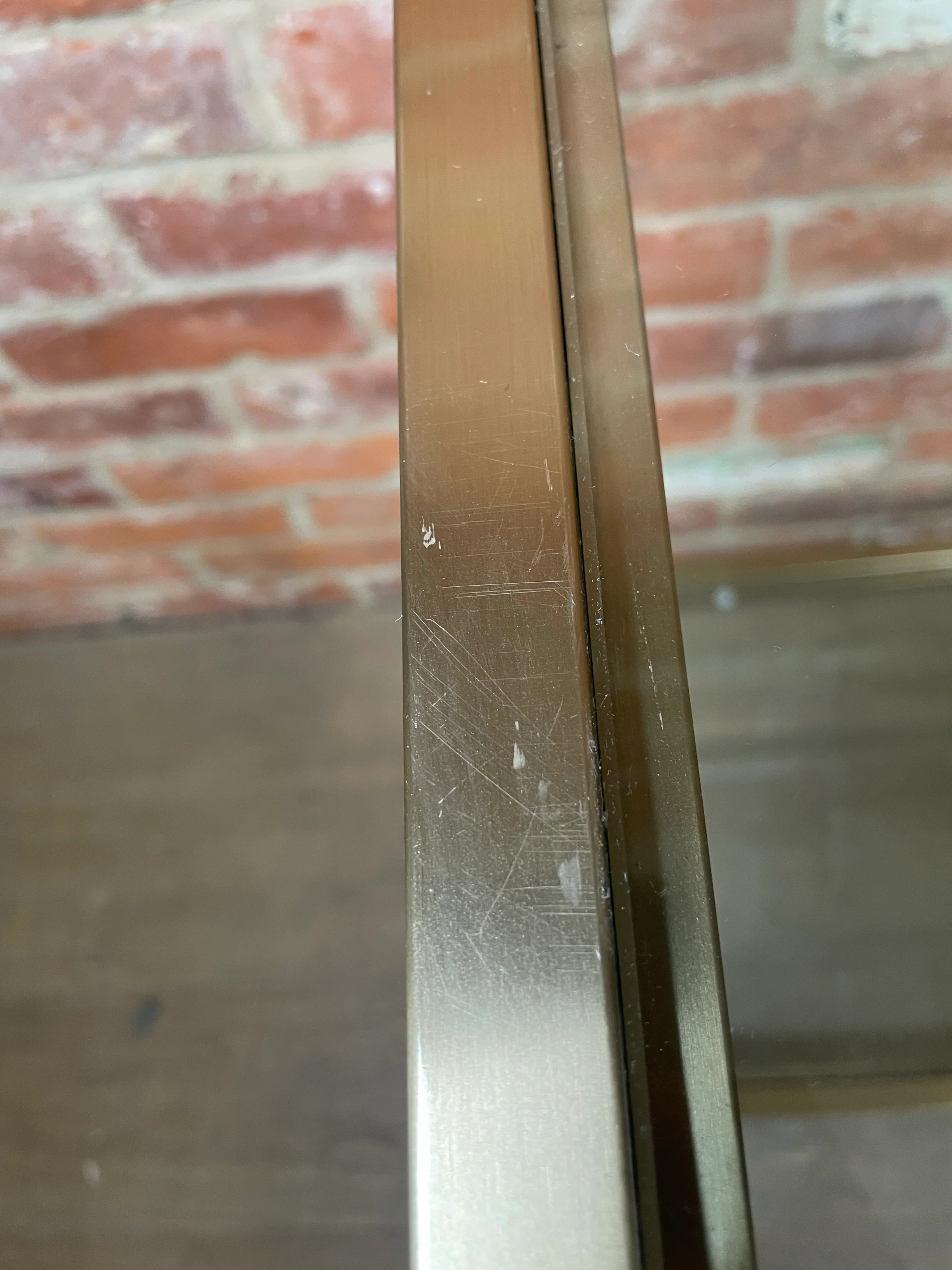 Keswick 140 Rectangular Console Table - Brushed Brass - Image 8