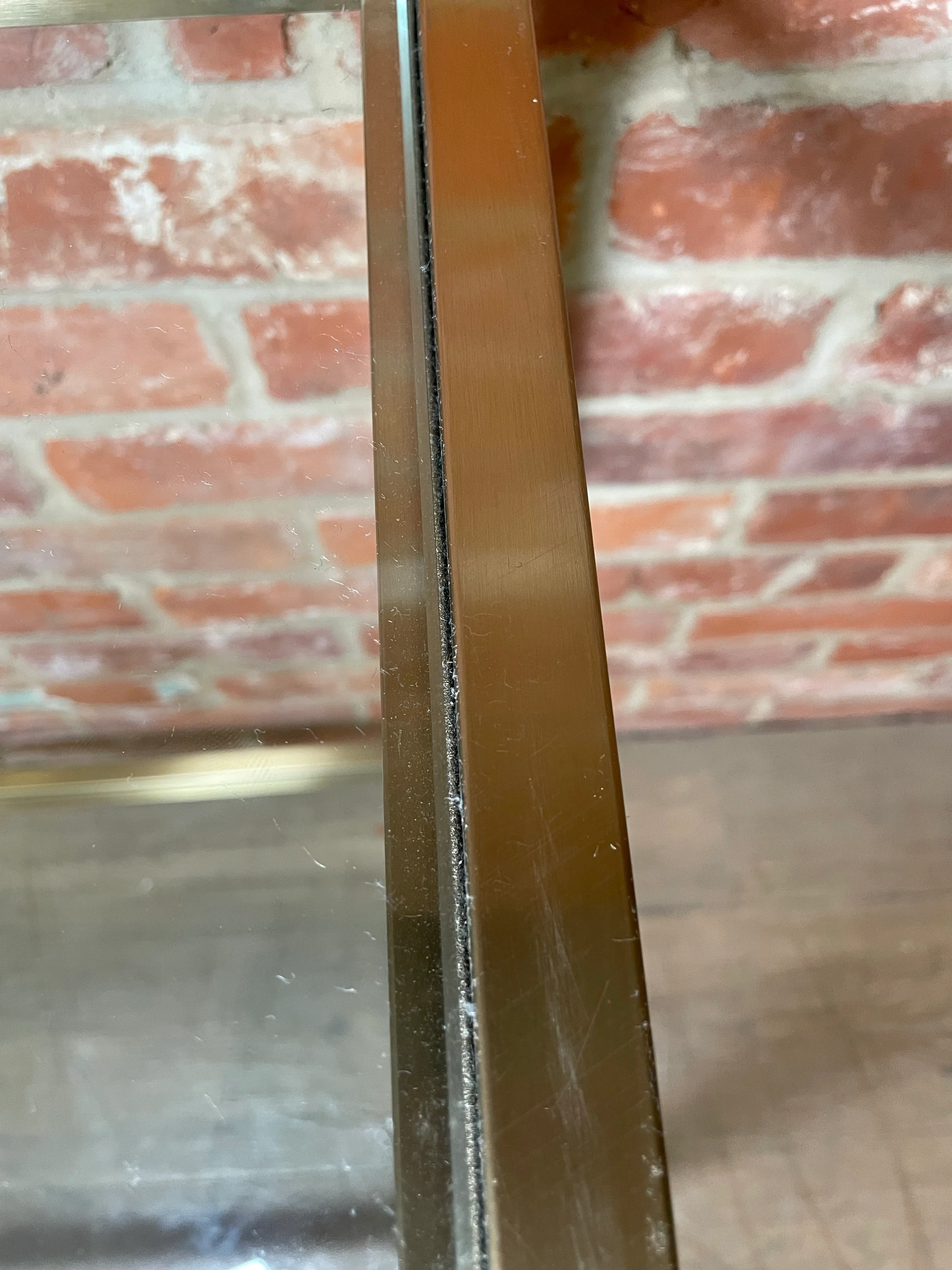 Keswick 140 Rectangular Console Table - Brushed Brass - Image 9