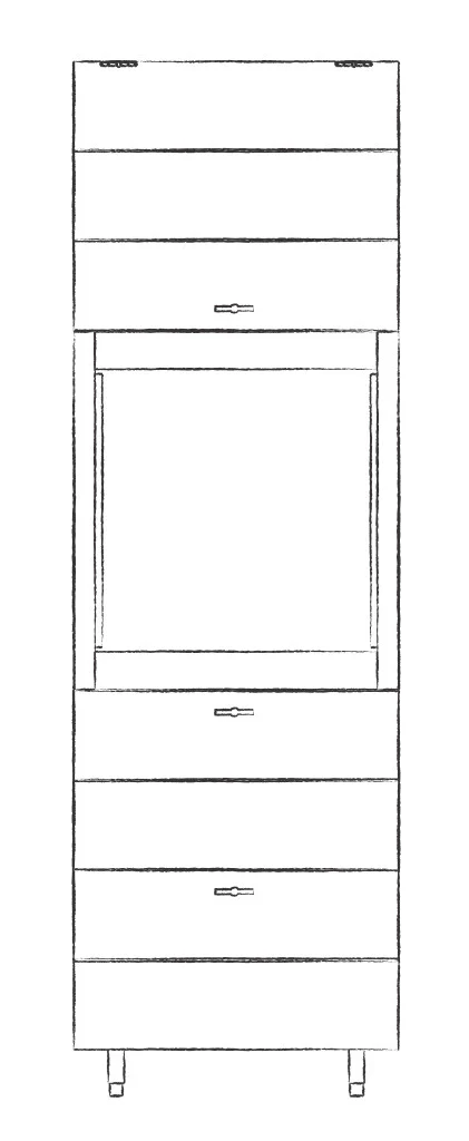 Limehouse 690 Full Height Single Appliance Cabinet