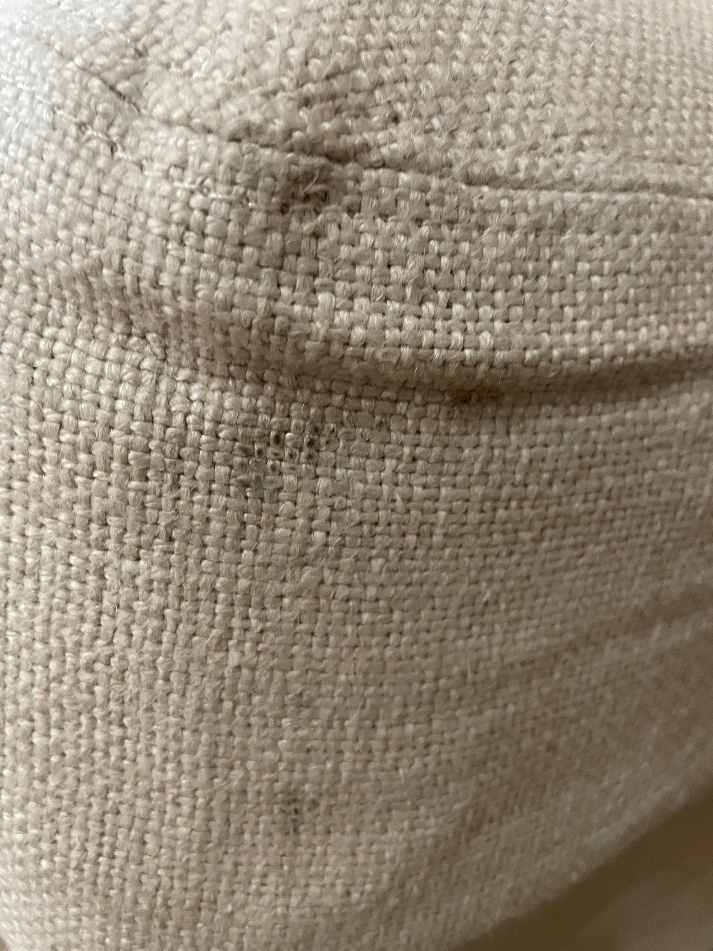 Long Island Left Arm Large Return - Heavyweight Linen Pale Oat Component - Image 6