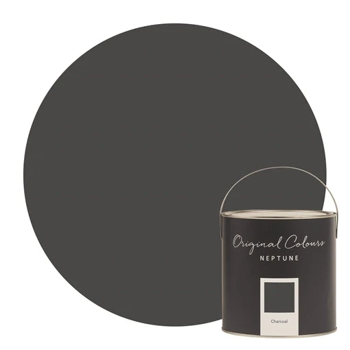 Neptune Eggshell Waterbased Pot 125ml - Charcoal - Image 2