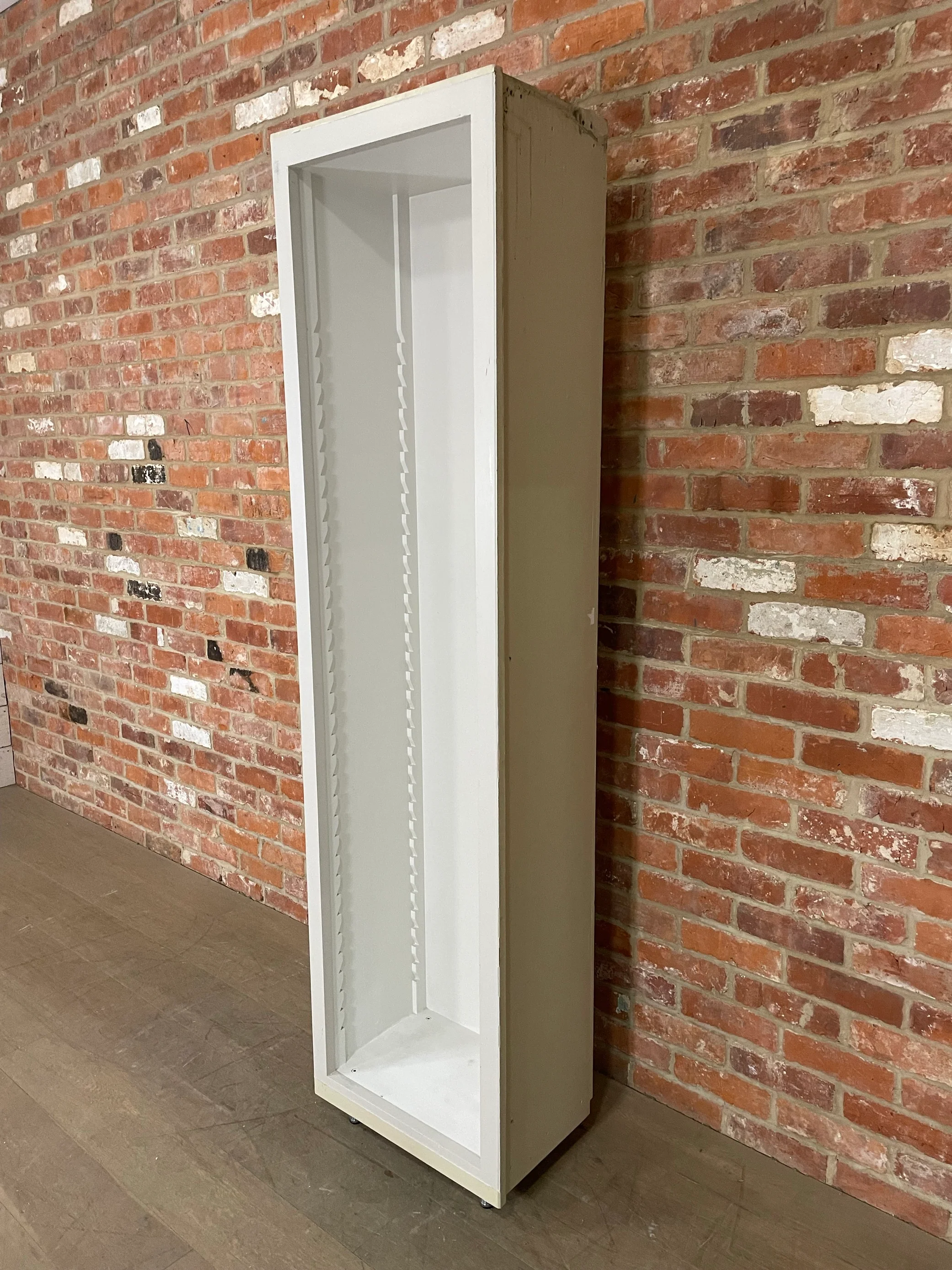 Pembroke Fitted Storage - 525mm- Exterior Driftwood/Lead Light & Interior Shell/Silver Birch- No Shelves - Image 4
