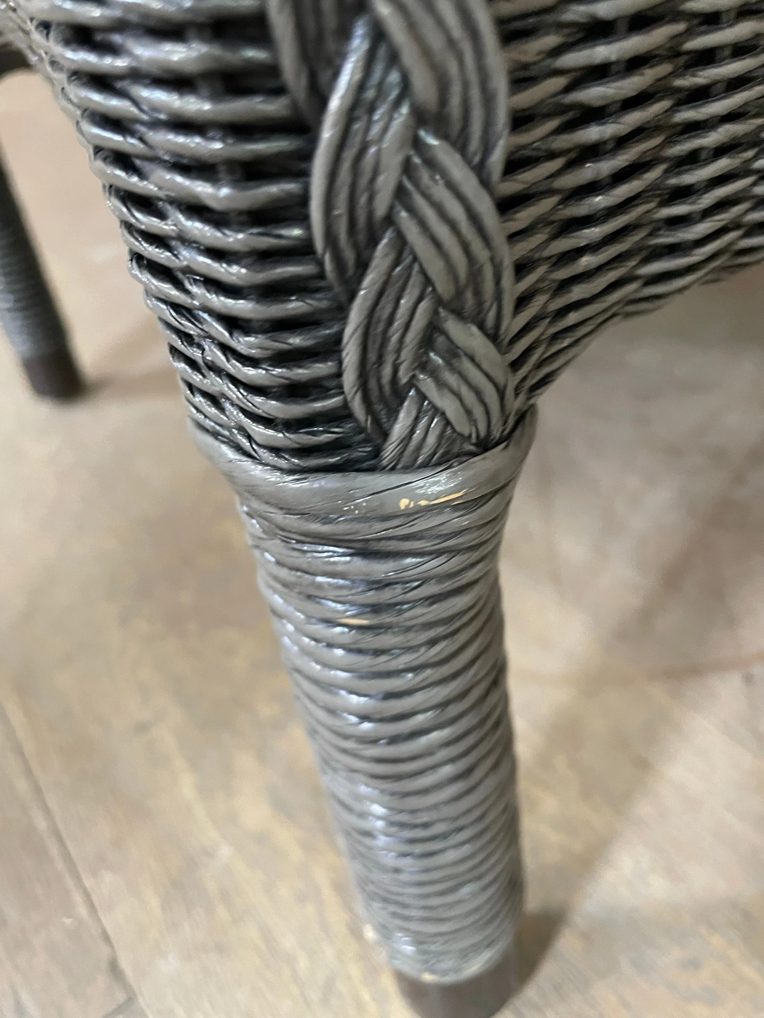 Havana Lloyd Loom Chair - Slate - Image 11