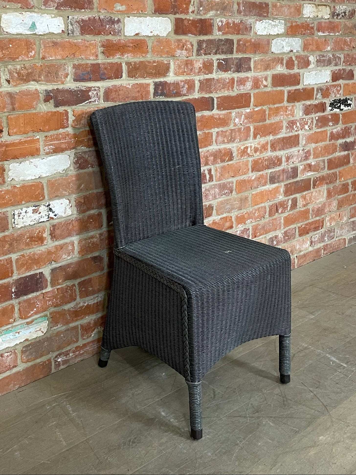 Havana Lloyd Loom Chair - Slate - Image 3