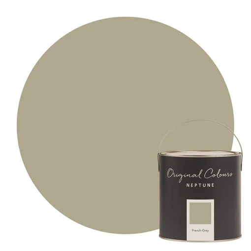 Neptune Matt Emulsion Pot 125ml - French Grey - Image 3