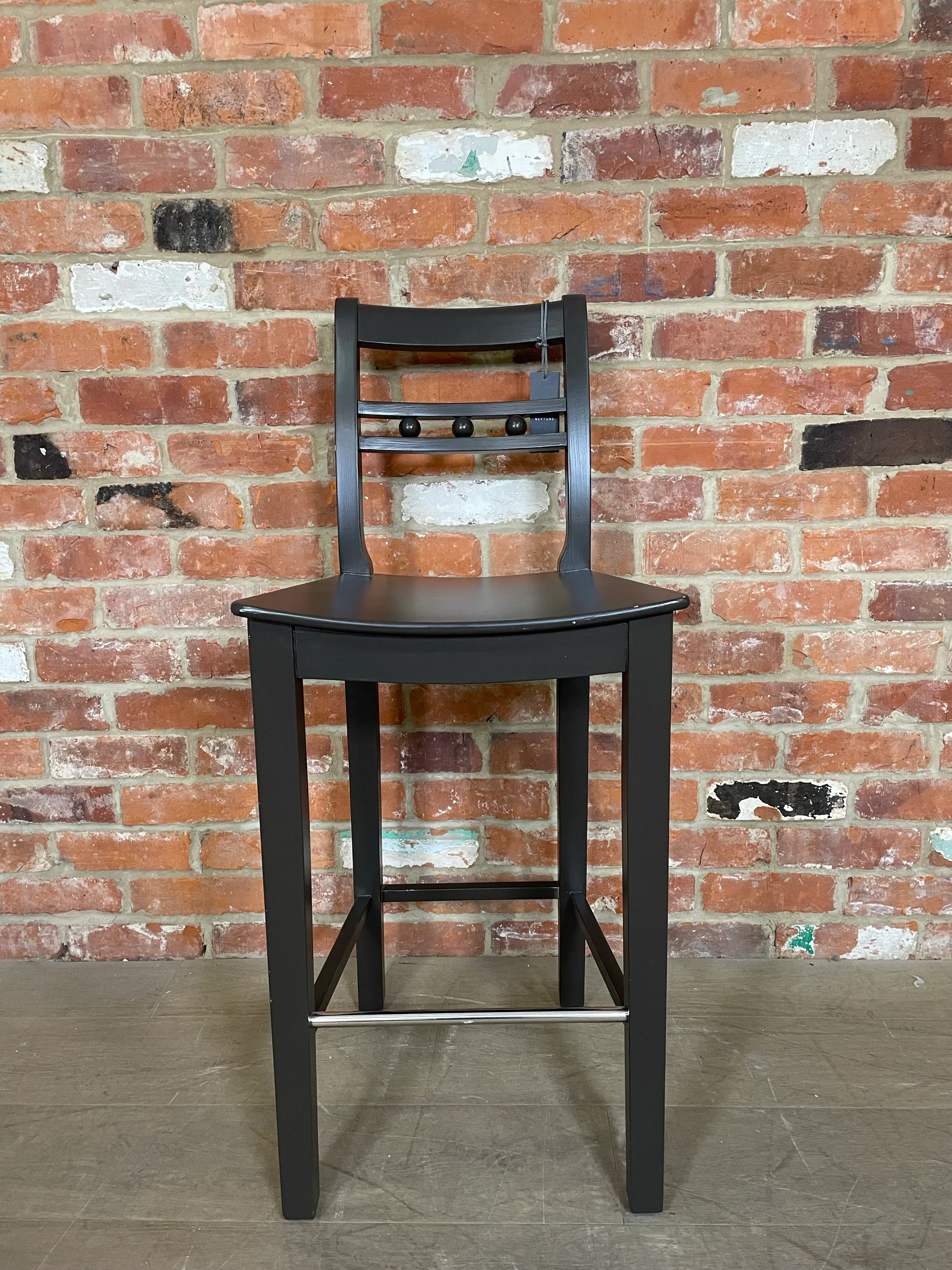 Suffolk High Back Bar Stool - Walnut - Image 2