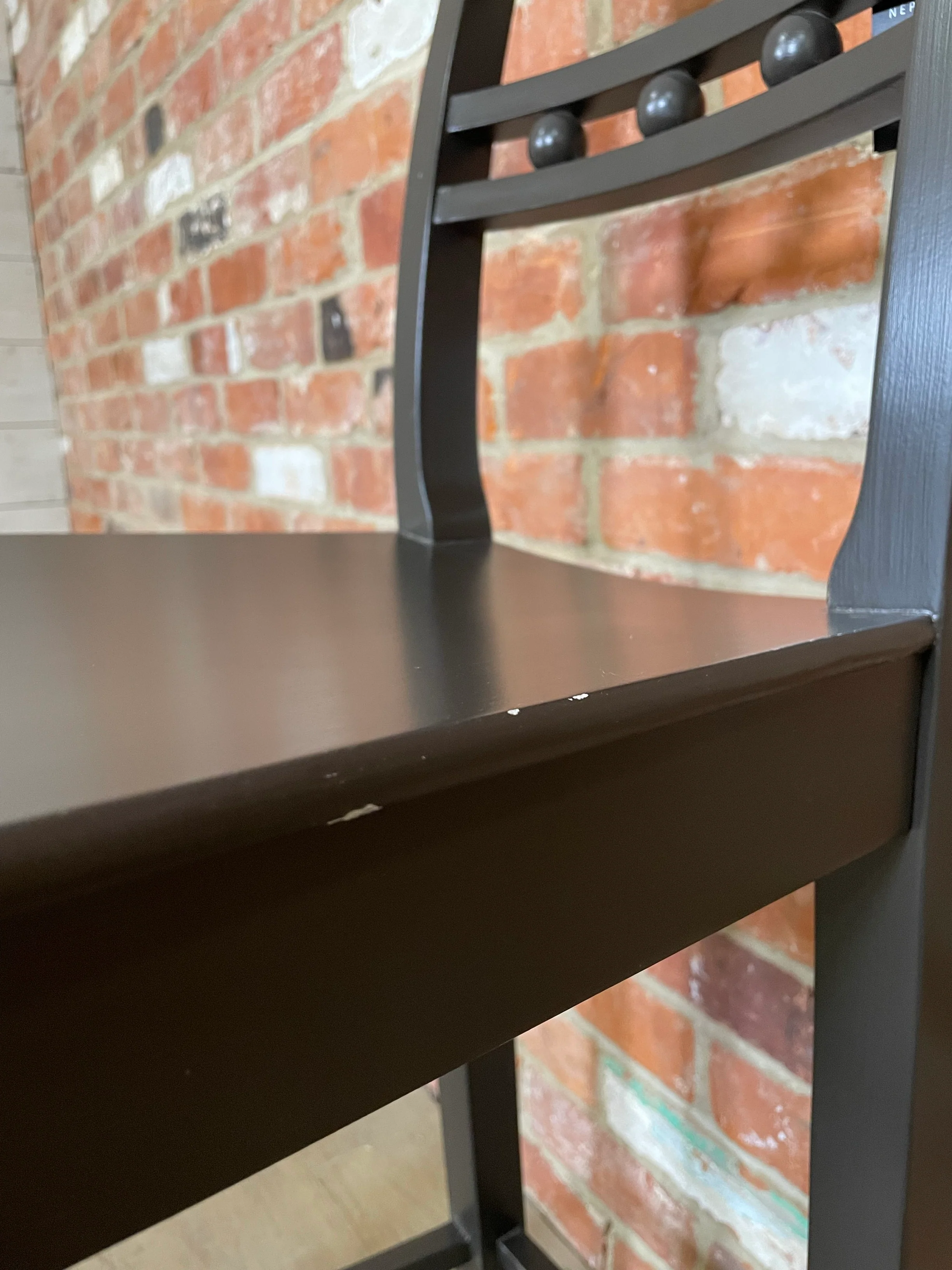 Suffolk High Back Bar Stool - Walnut - Image 6