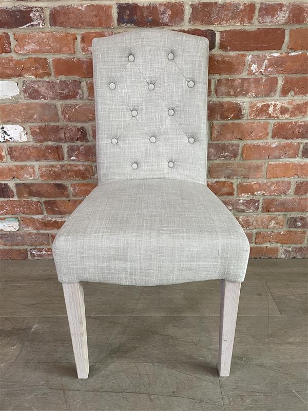 Sheldrake Dining Chair - Harry Sand - Pale Oak Legs - Image 2