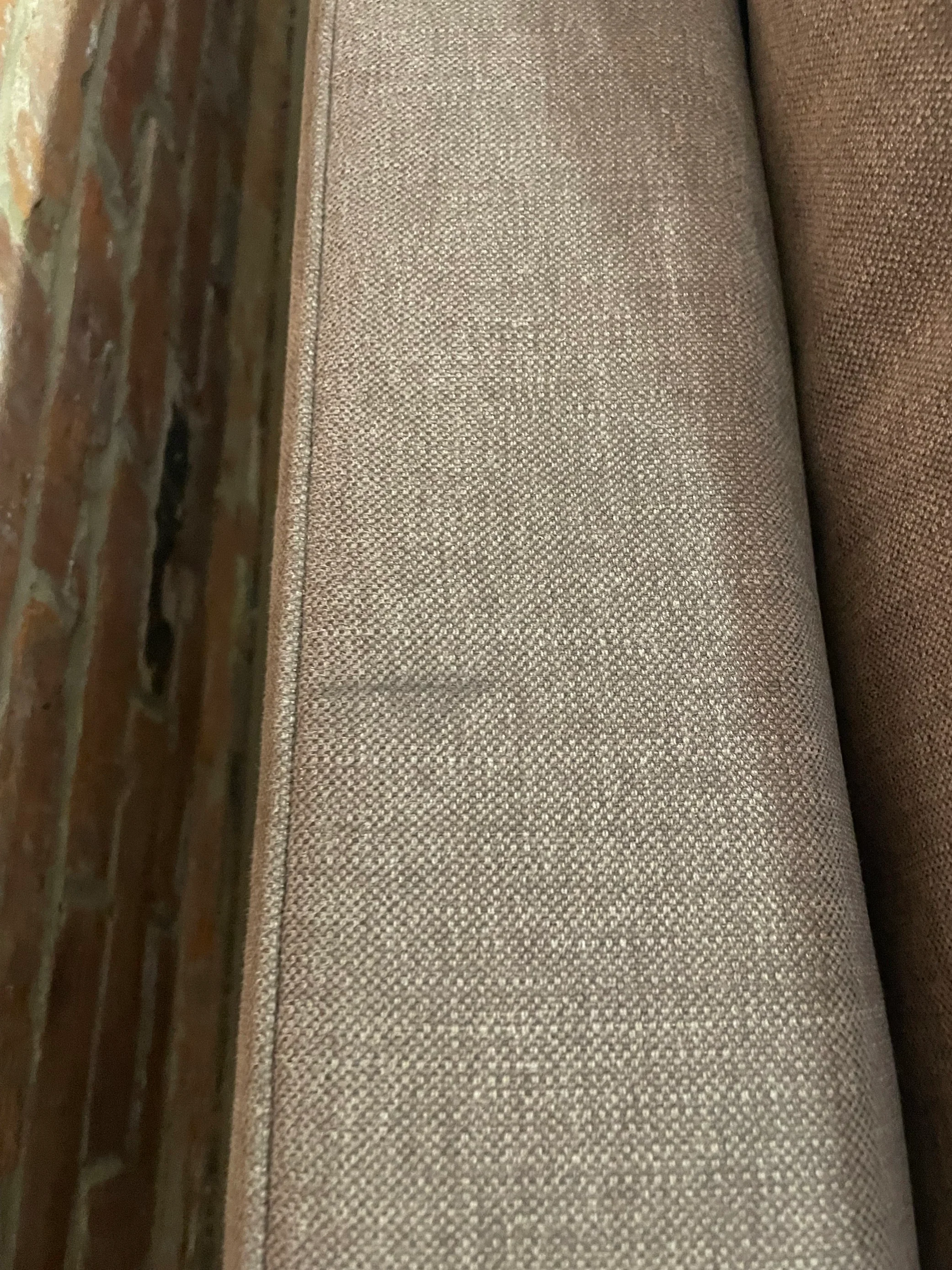 Shoreditch 3 Seater Sofa - Linara Dark Fig - Darkened Oak - Image 8