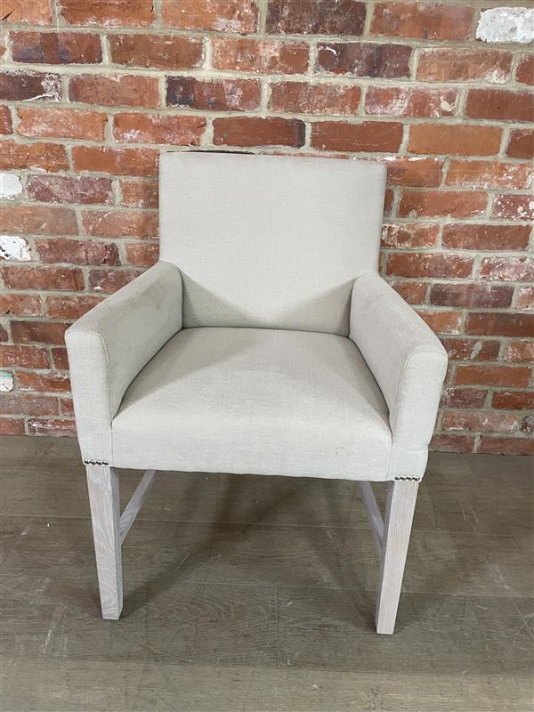 Shoreditch Carver Chair - Linara Natural - Pale Oak - Image 2