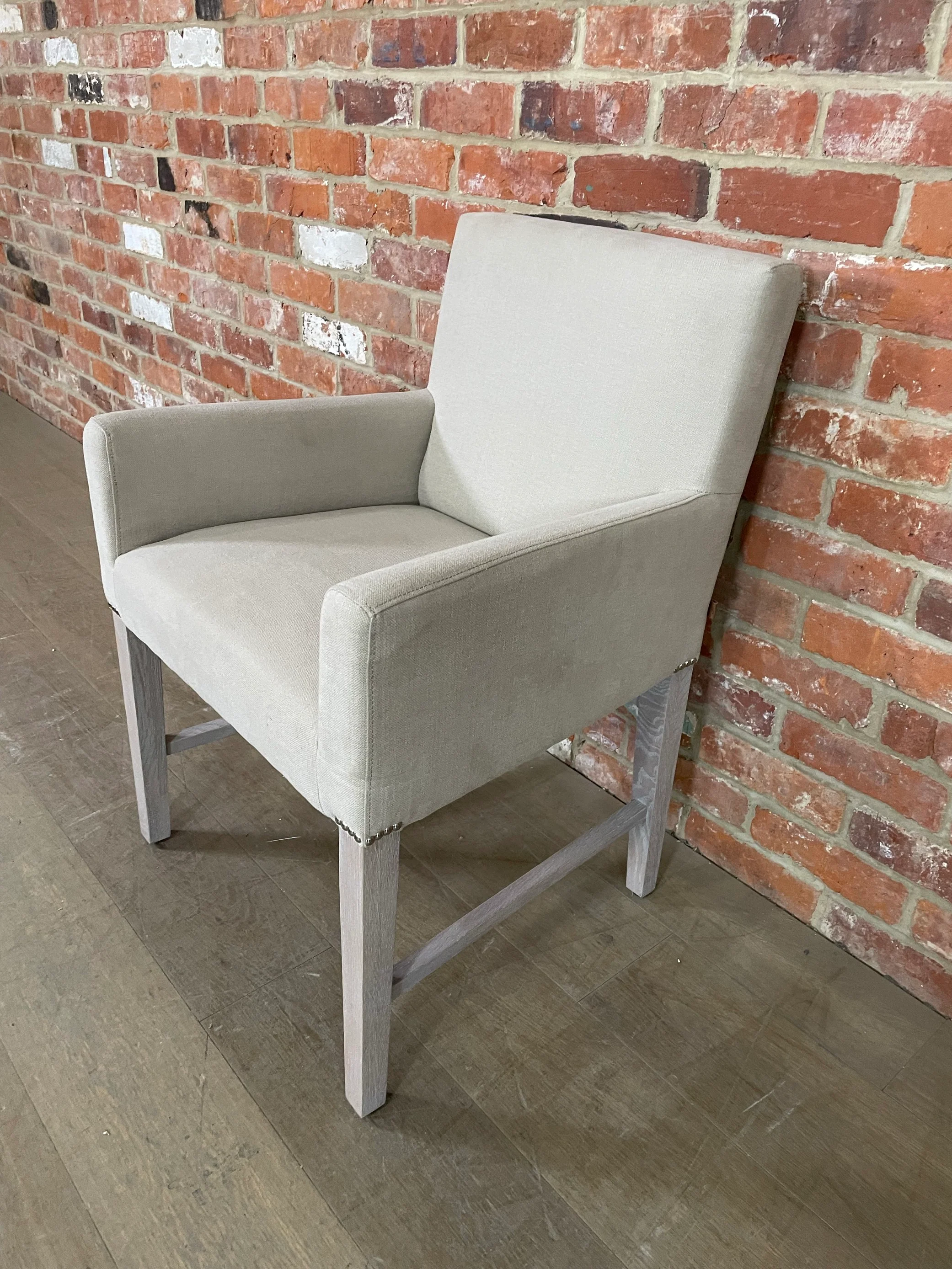 Shoreditch Carver Chair - Linara Natural - Pale Oak - Image 3