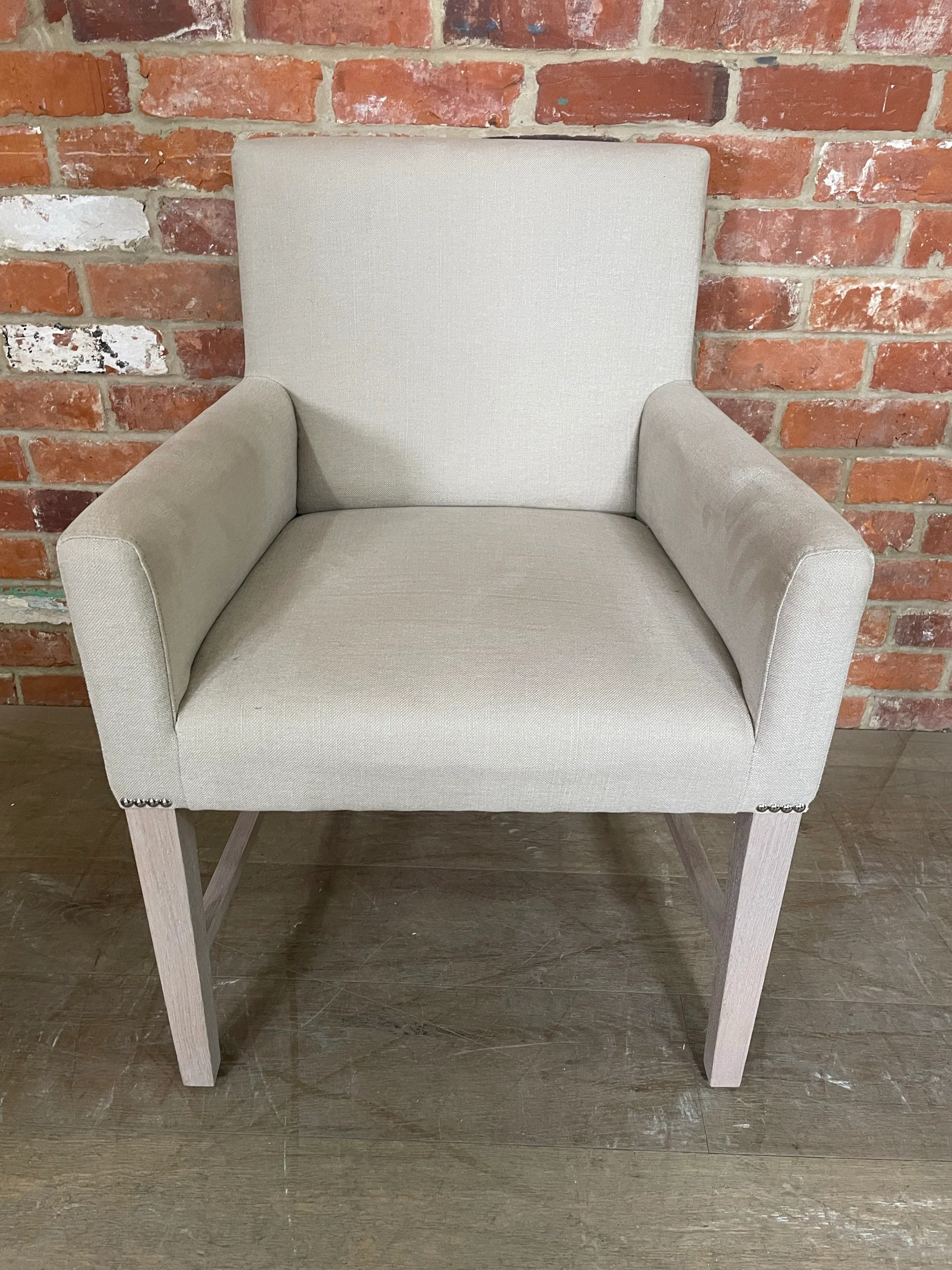 Shoreditch Carver Chair - Linara Natural - Pale Oak - Image 2
