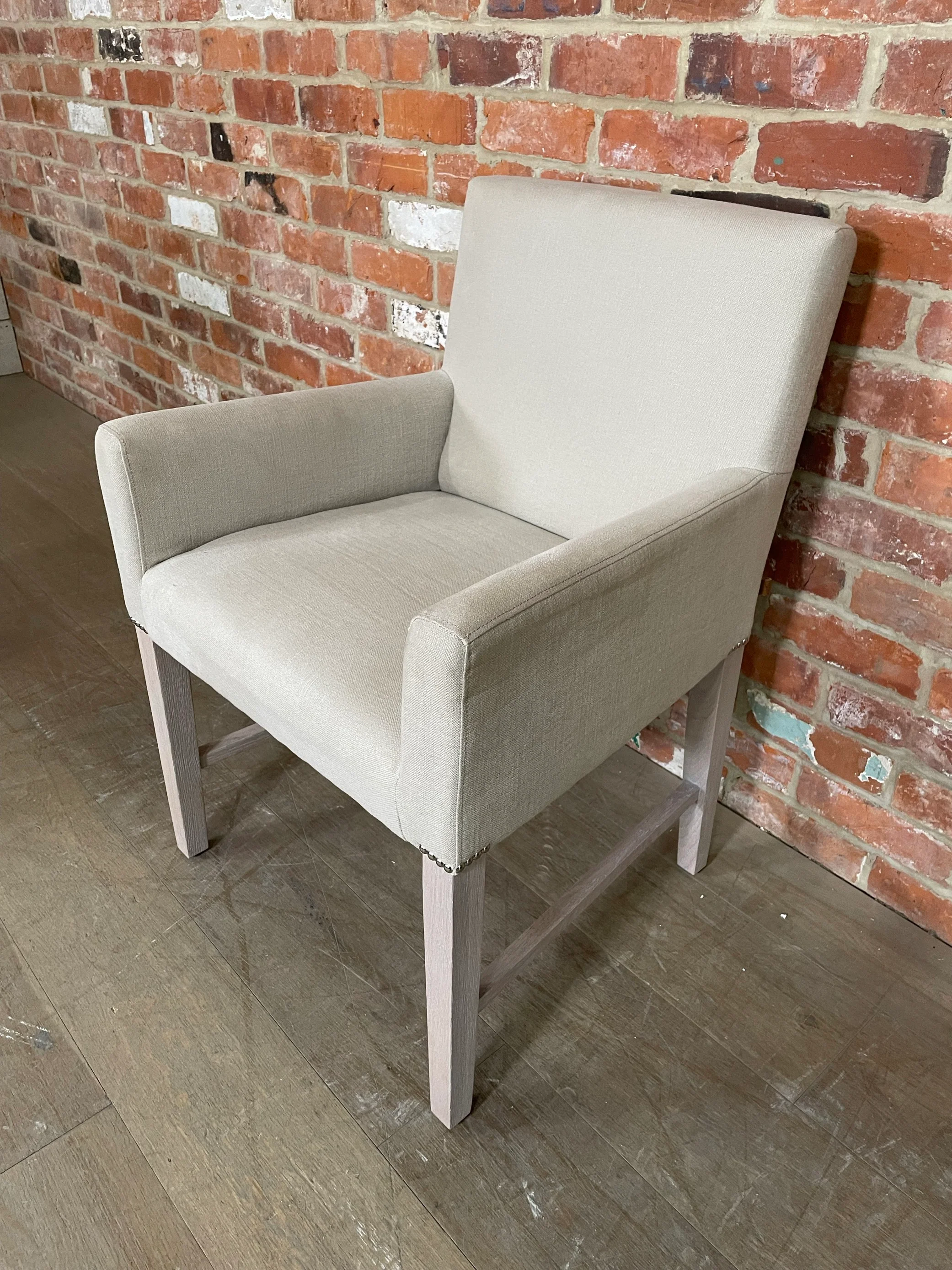 Shoreditch Carver Chair - Linara Natural - Pale Oak - Image 3