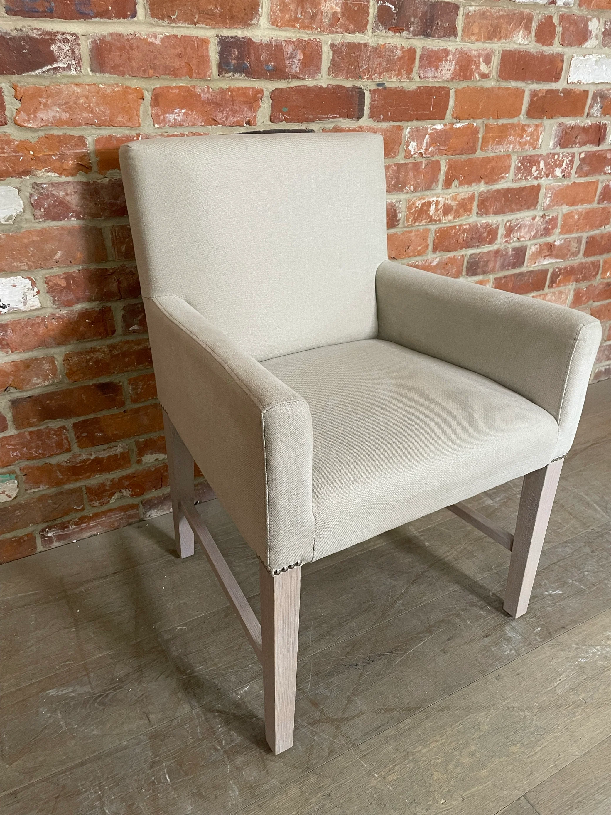 Shoreditch Carver Chair - Linara Natural - Pale Oak - Image 4