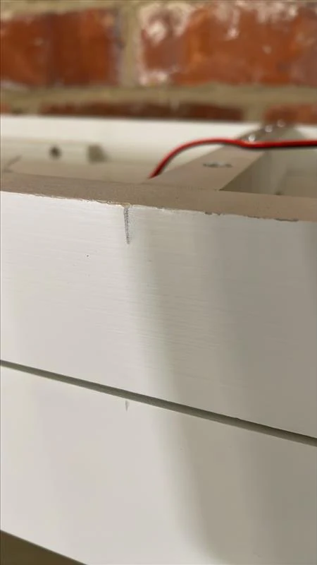 Suffolk 4ft Contemporary Glazed Dresser Top - Silver Birch- No Cornice - Image 5