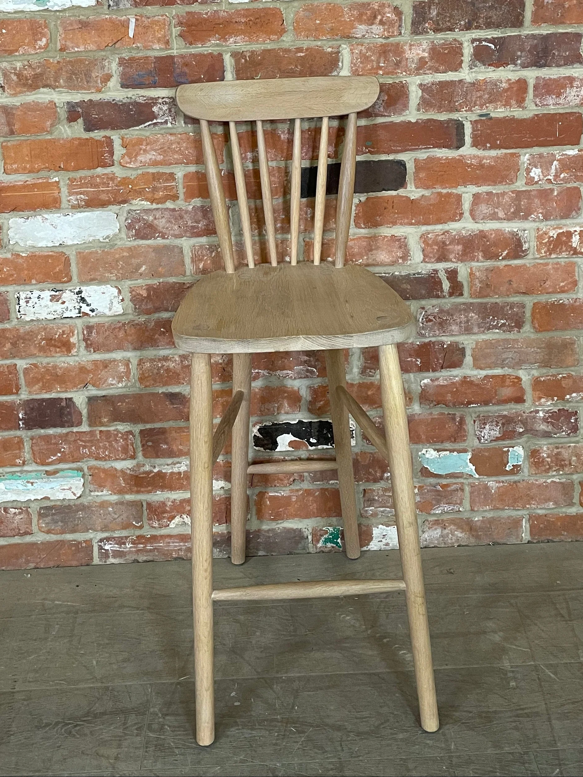 Wardley Bar Stool - Natural Oak Isoguard - Image 2