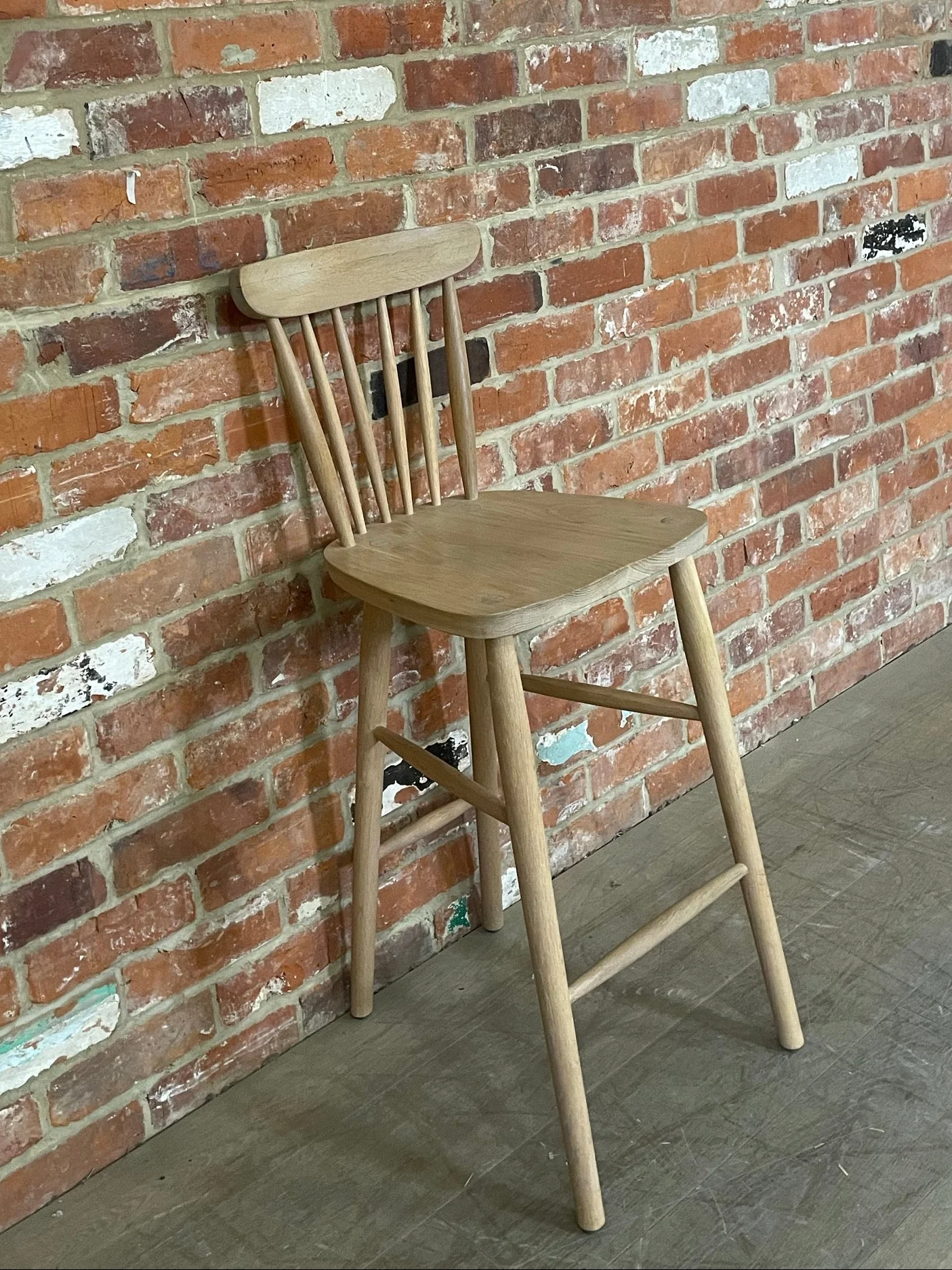 Wardley Bar Stool - Natural Oak Isoguard - Image 3